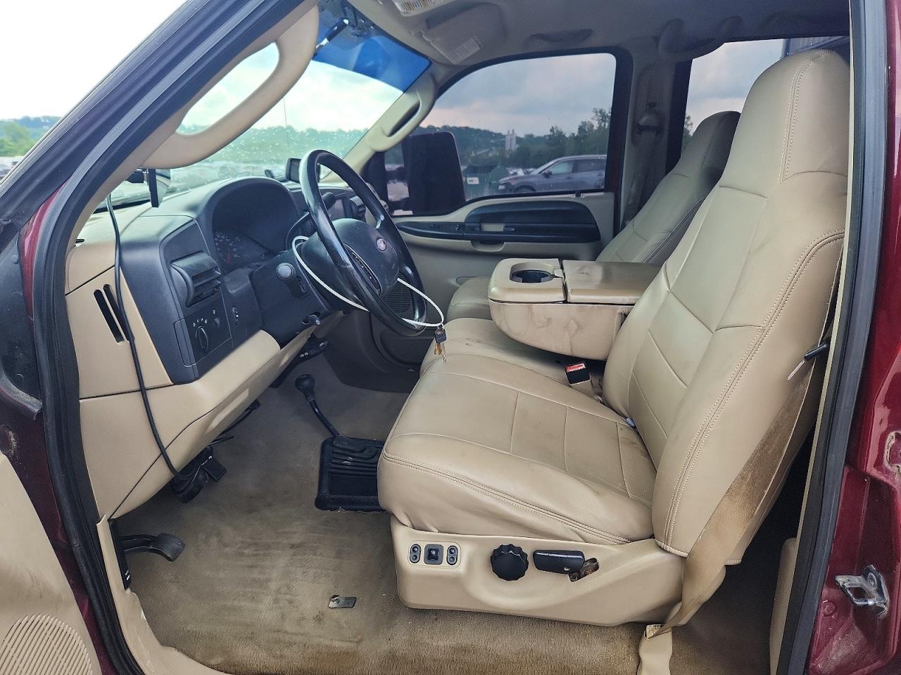 2006 Ford F250 Super Duty Burgundy vin: 1FTSW21P76EB63576