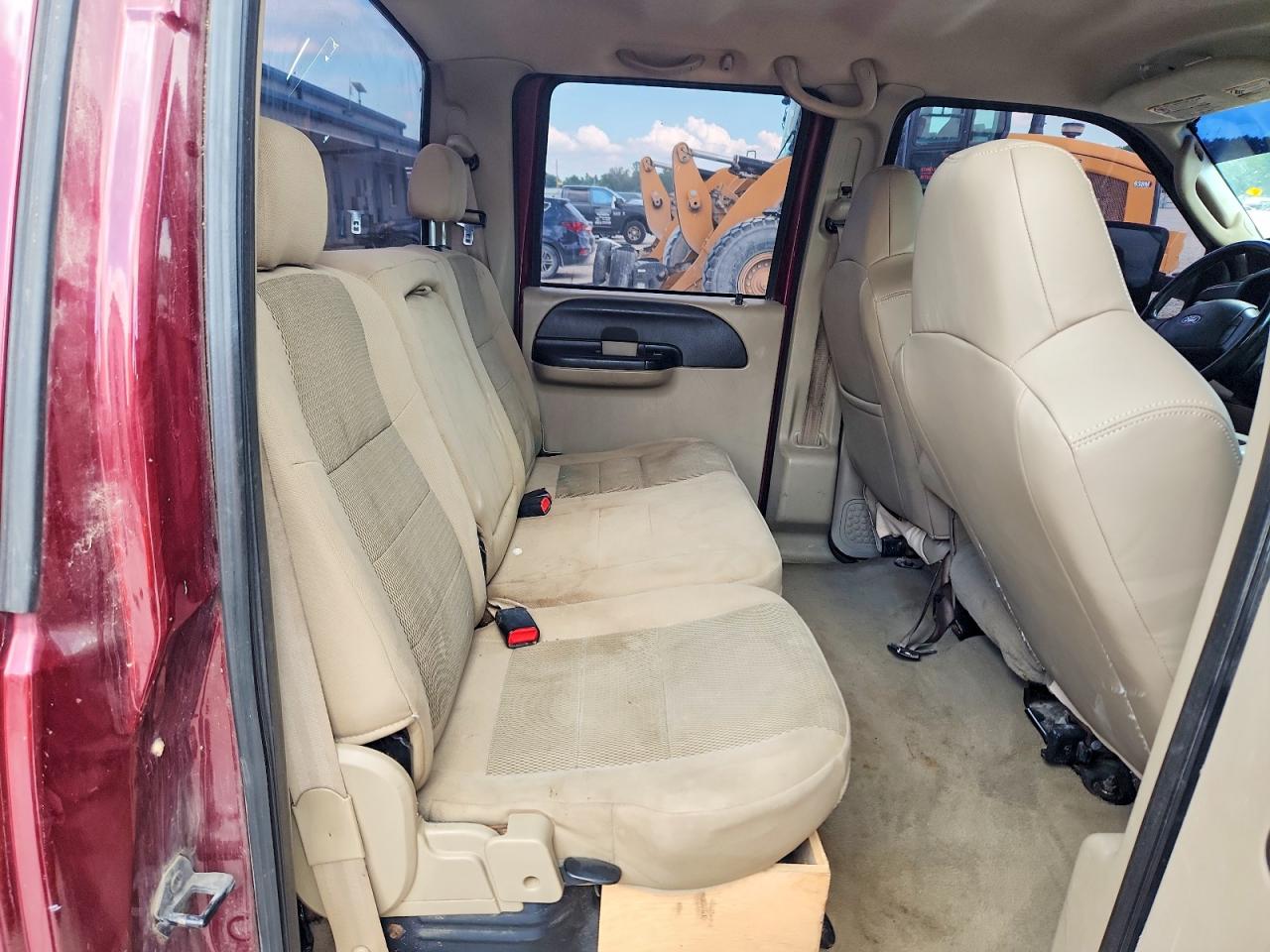 2006 Ford F250 Super Duty Burgundy vin: 1FTSW21P76EB63576