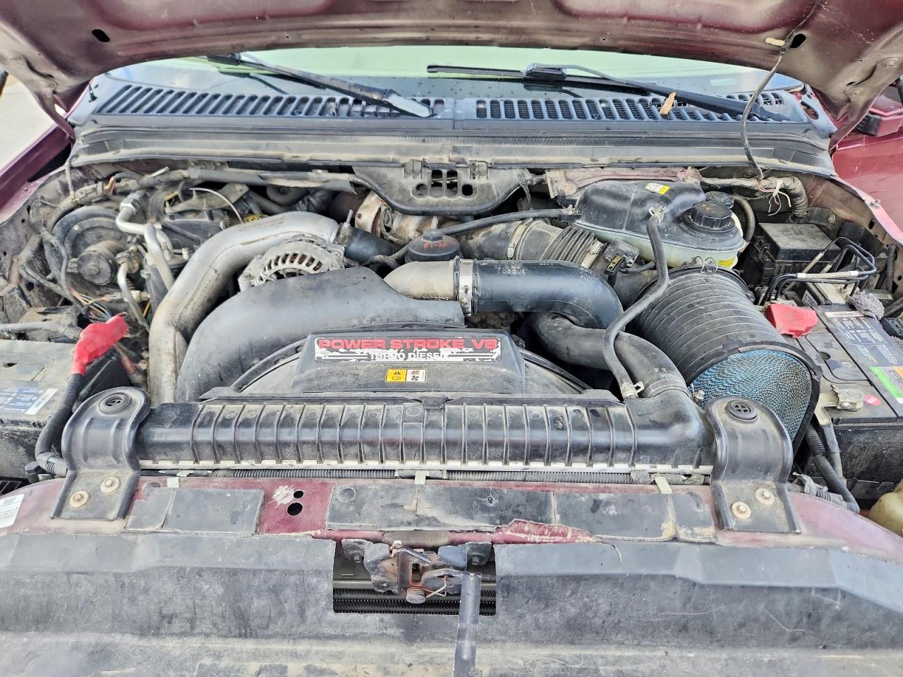 2006 Ford F250 Super Duty Burgundy vin: 1FTSW21P76EB63576