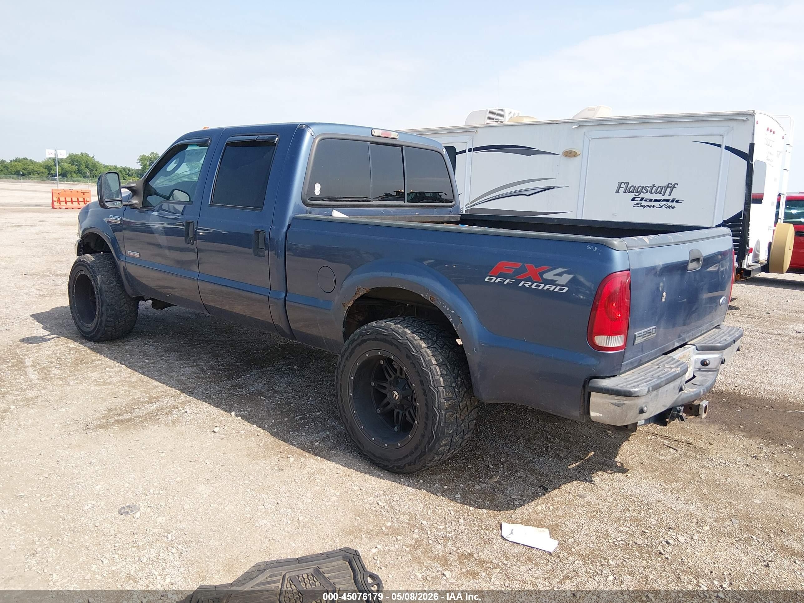 2006 Ford F-250 Lariat/xl/xlt Blue vin: 1FTSW21P76EC90053