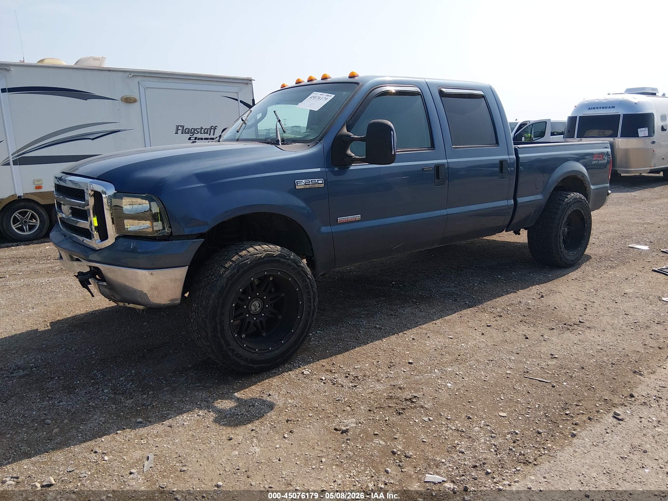 2006 Ford F-250 Lariat/xl/xlt Blue vin: 1FTSW21P76EC90053