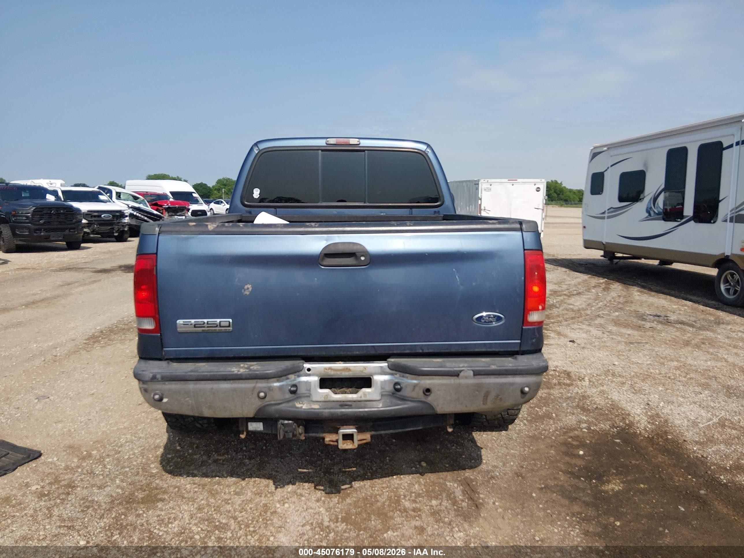 2006 Ford F-250 Lariat/xl/xlt Blue vin: 1FTSW21P76EC90053