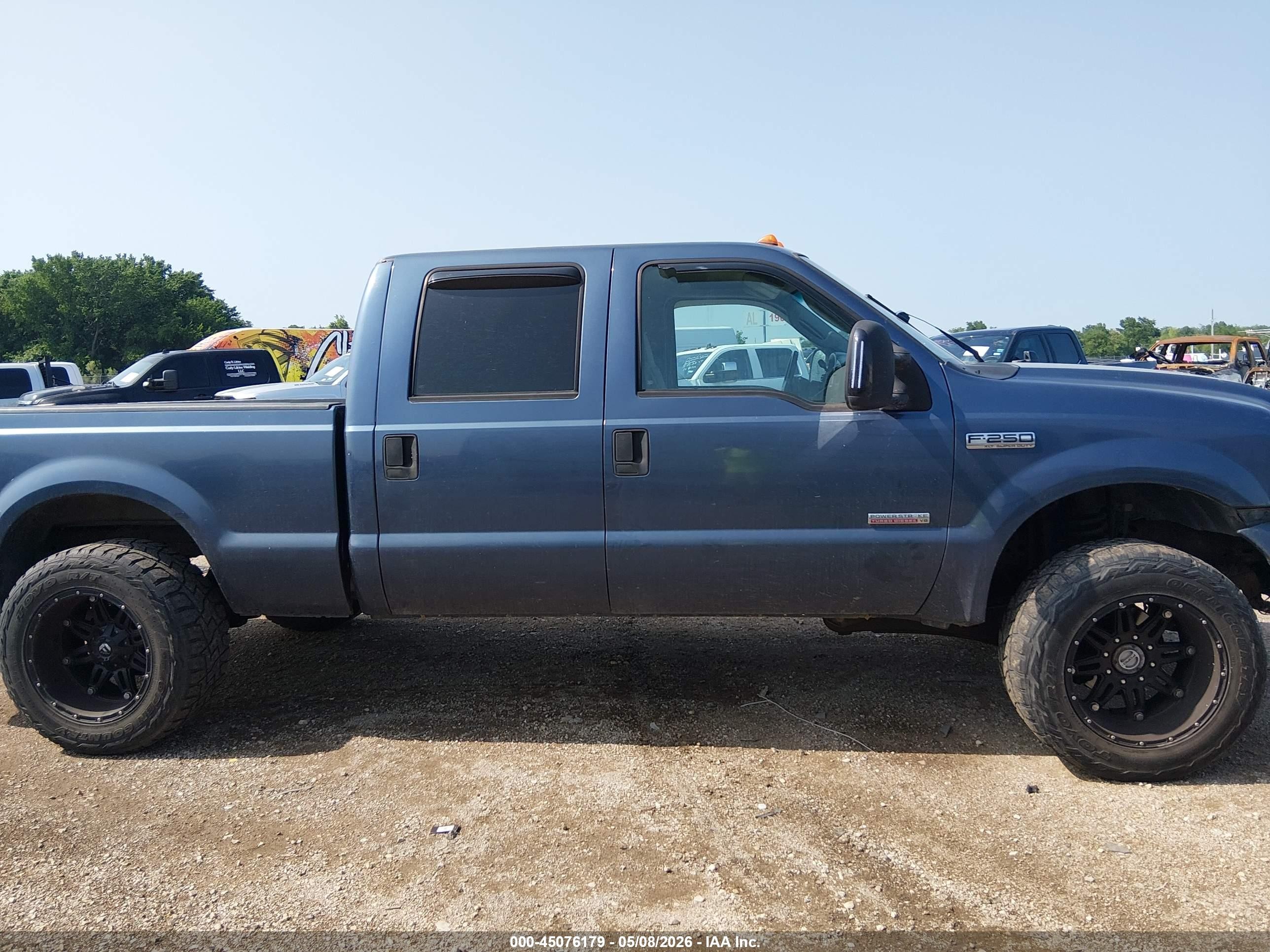 2006 Ford F-250 Lariat/xl/xlt Blue vin: 1FTSW21P76EC90053