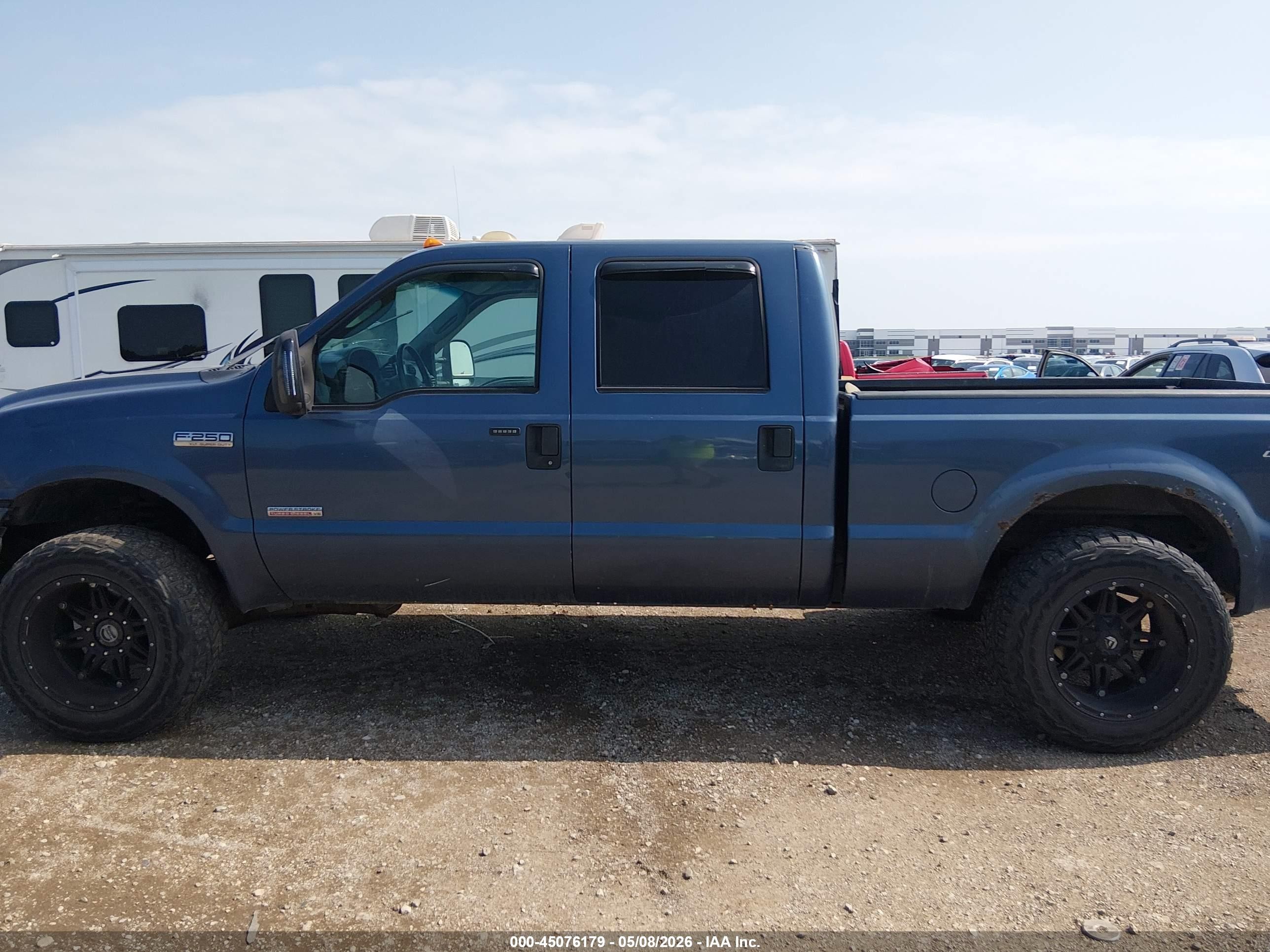 2006 Ford F-250 Lariat/xl/xlt Blue vin: 1FTSW21P76EC90053
