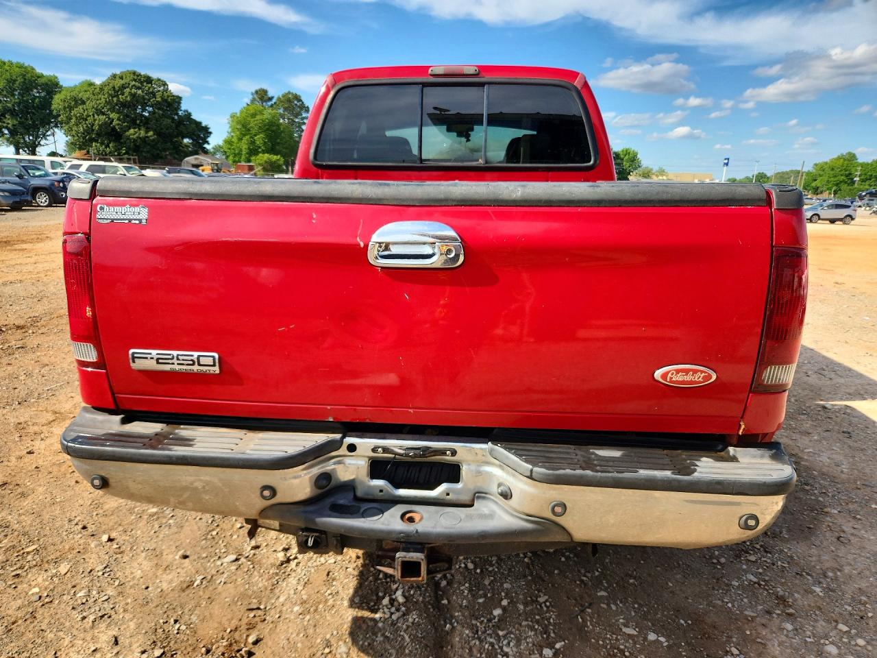 2006 Ford F250 Super Duty Red vin: 1FTSW21P76ED58285