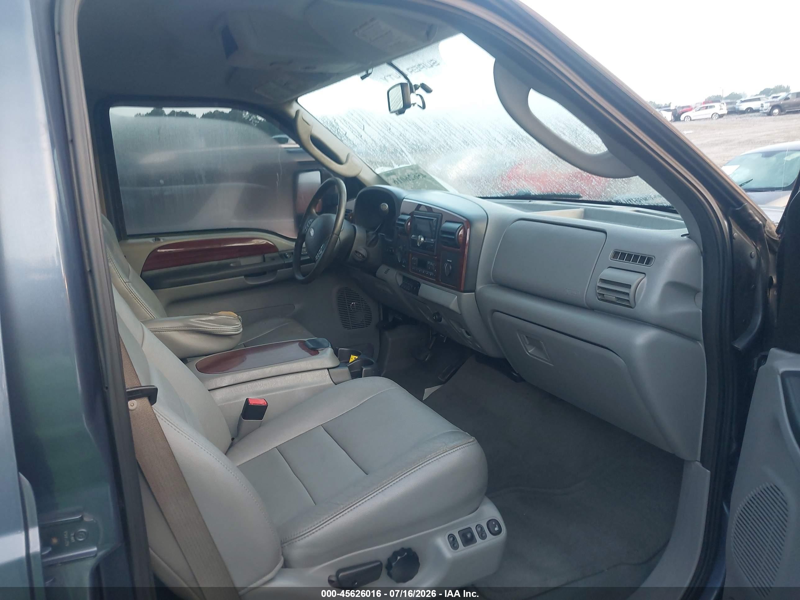 2006 Ford F-250 Lariat/xl/xlt Blue vin: 1FTSW21P76ED94073
