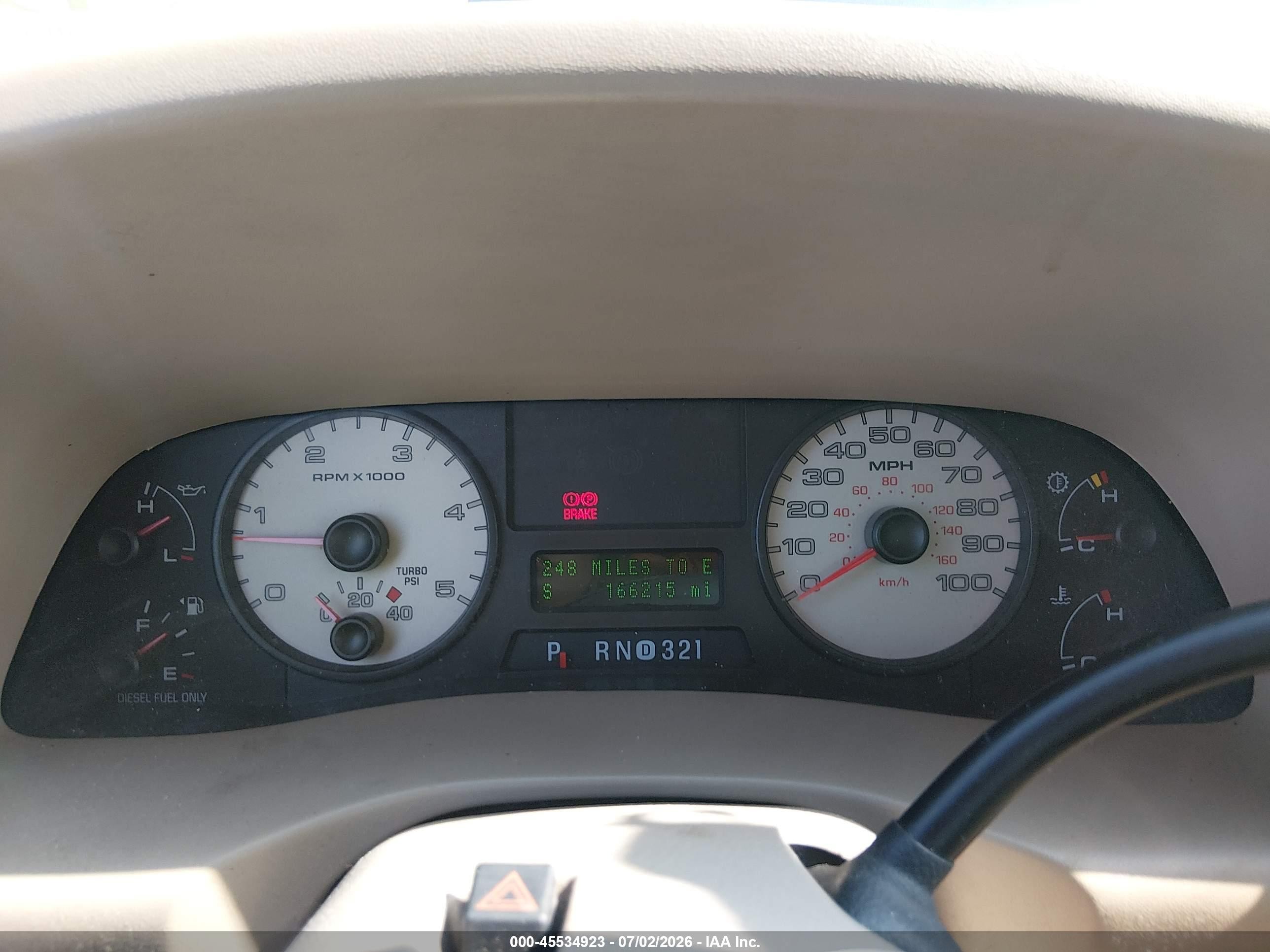 2007 Ford F-250 Lariat/xl/xlt Blue vin: 1FTSW21P77EA28048