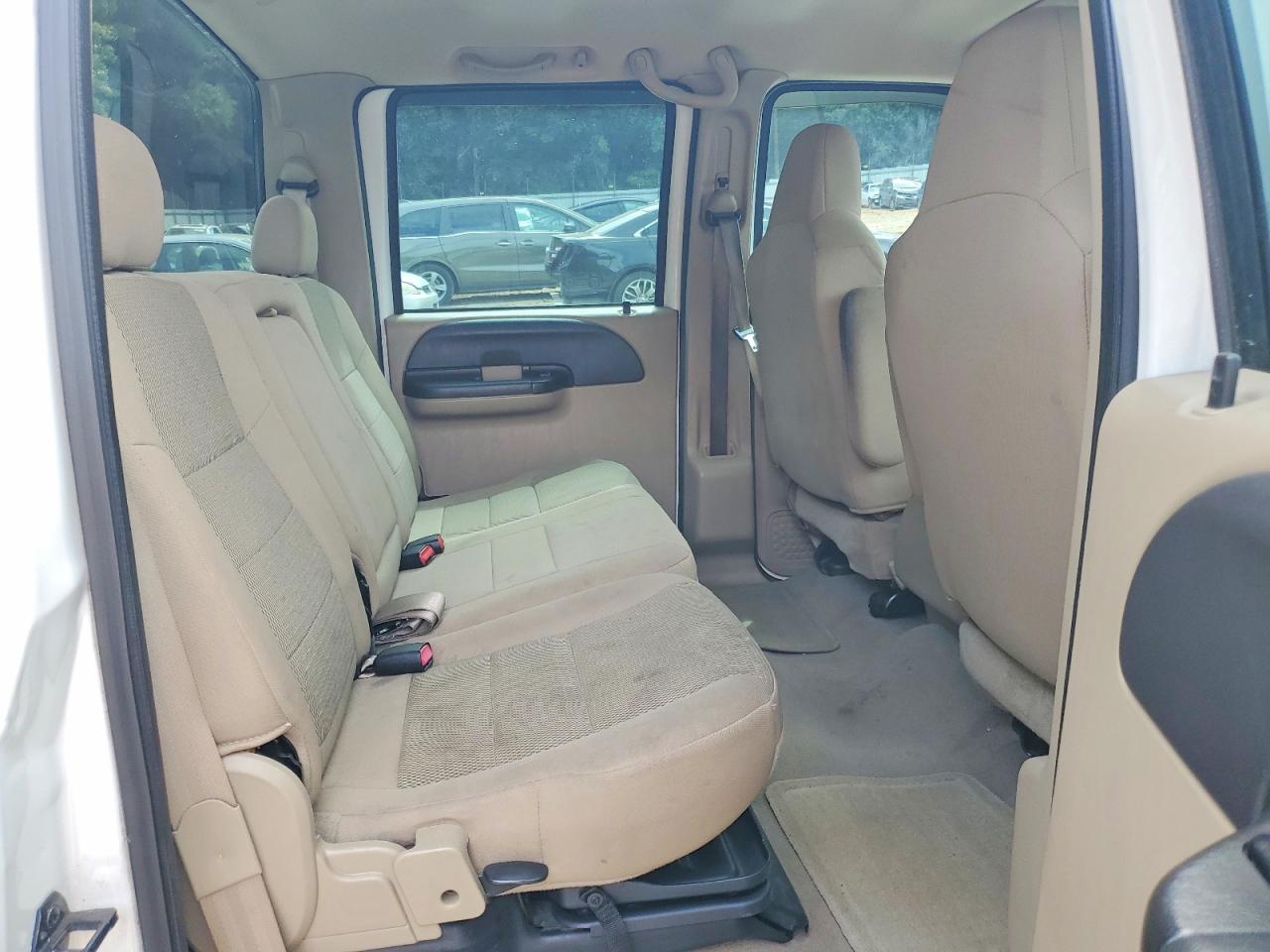 2007 Ford F250 Super Duty White vin: 1FTSW21P77EA81848