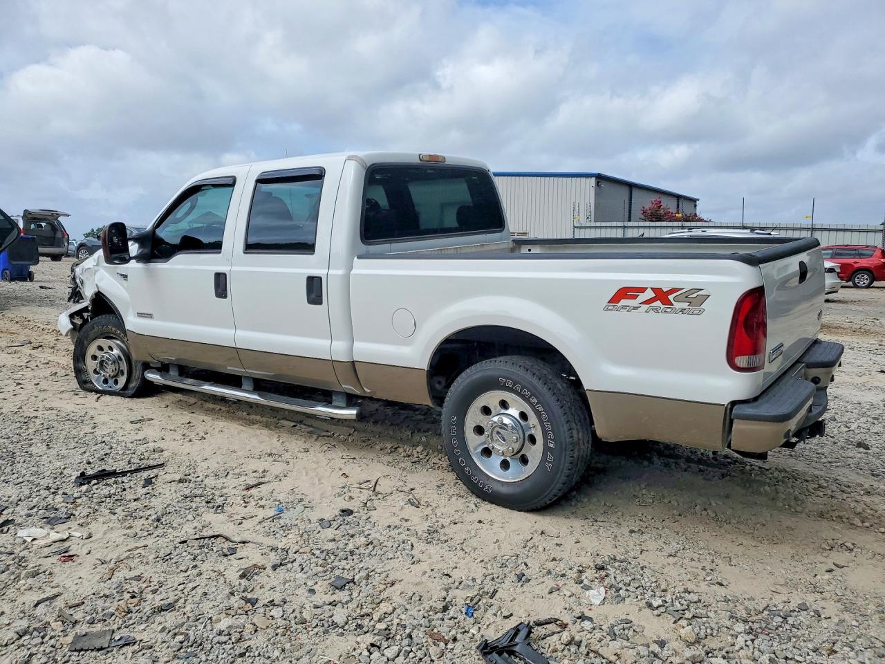 2007 Ford F250 Super Duty White vin: 1FTSW21P77EA81848