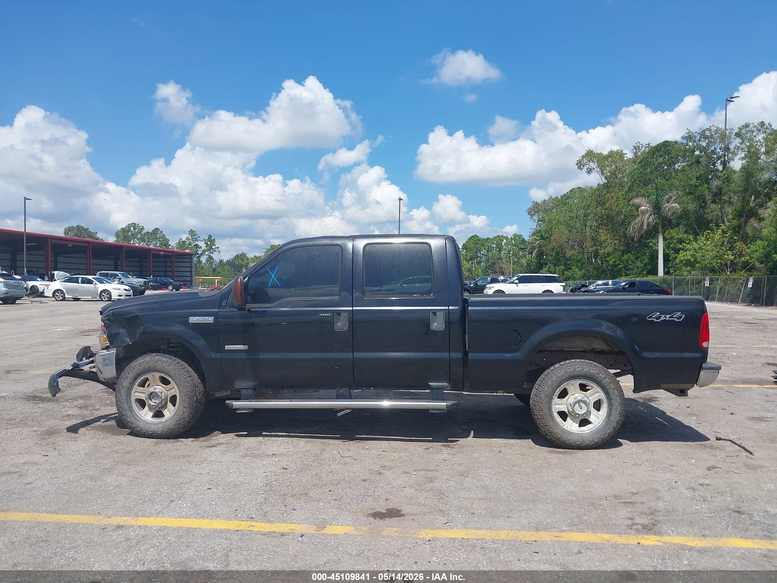 2005 Ford F-250 Lariat/xl/xlt Black vin: 1FTSW21P85EA05133