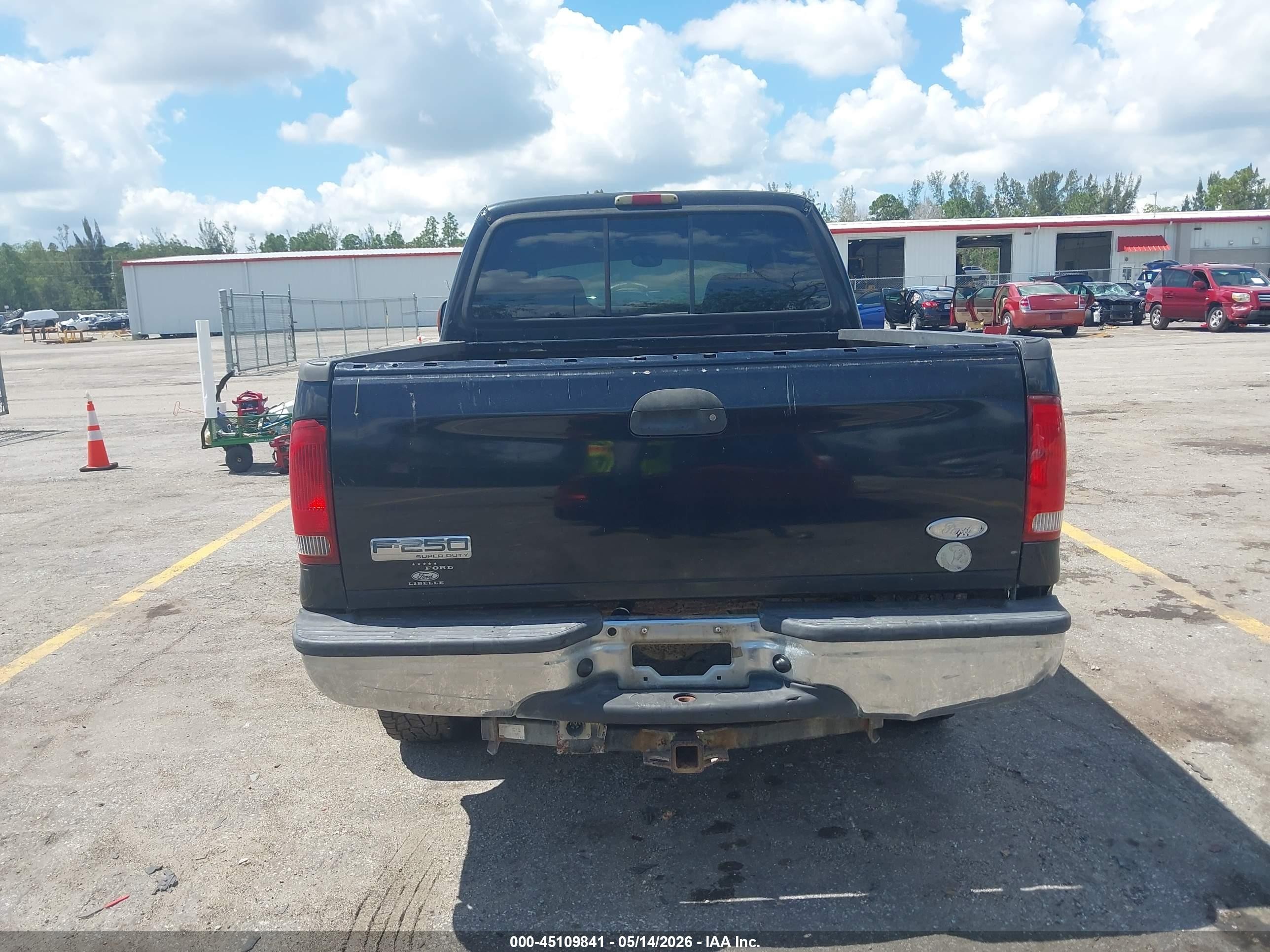 2005 Ford F-250 Lariat/xl/xlt Black vin: 1FTSW21P85EA05133