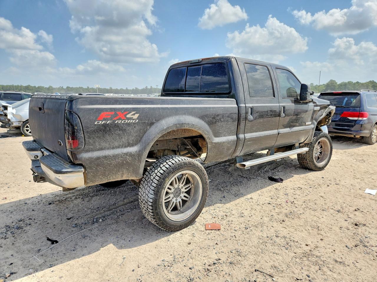 2005 Ford F250 Super Duty Gray vin: 1FTSW21P85EA73643