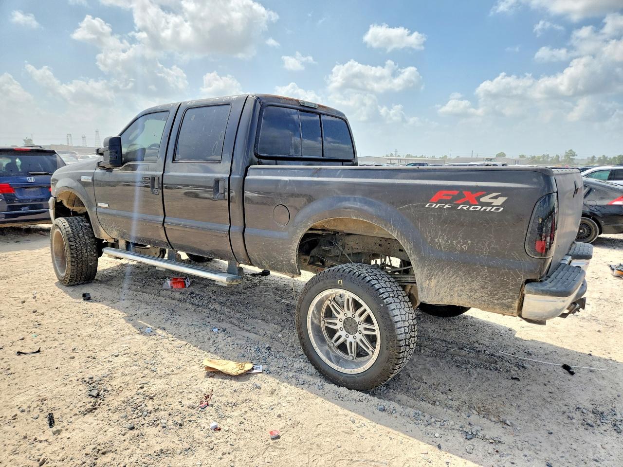 2005 Ford F250 Super Duty Gray vin: 1FTSW21P85EA73643