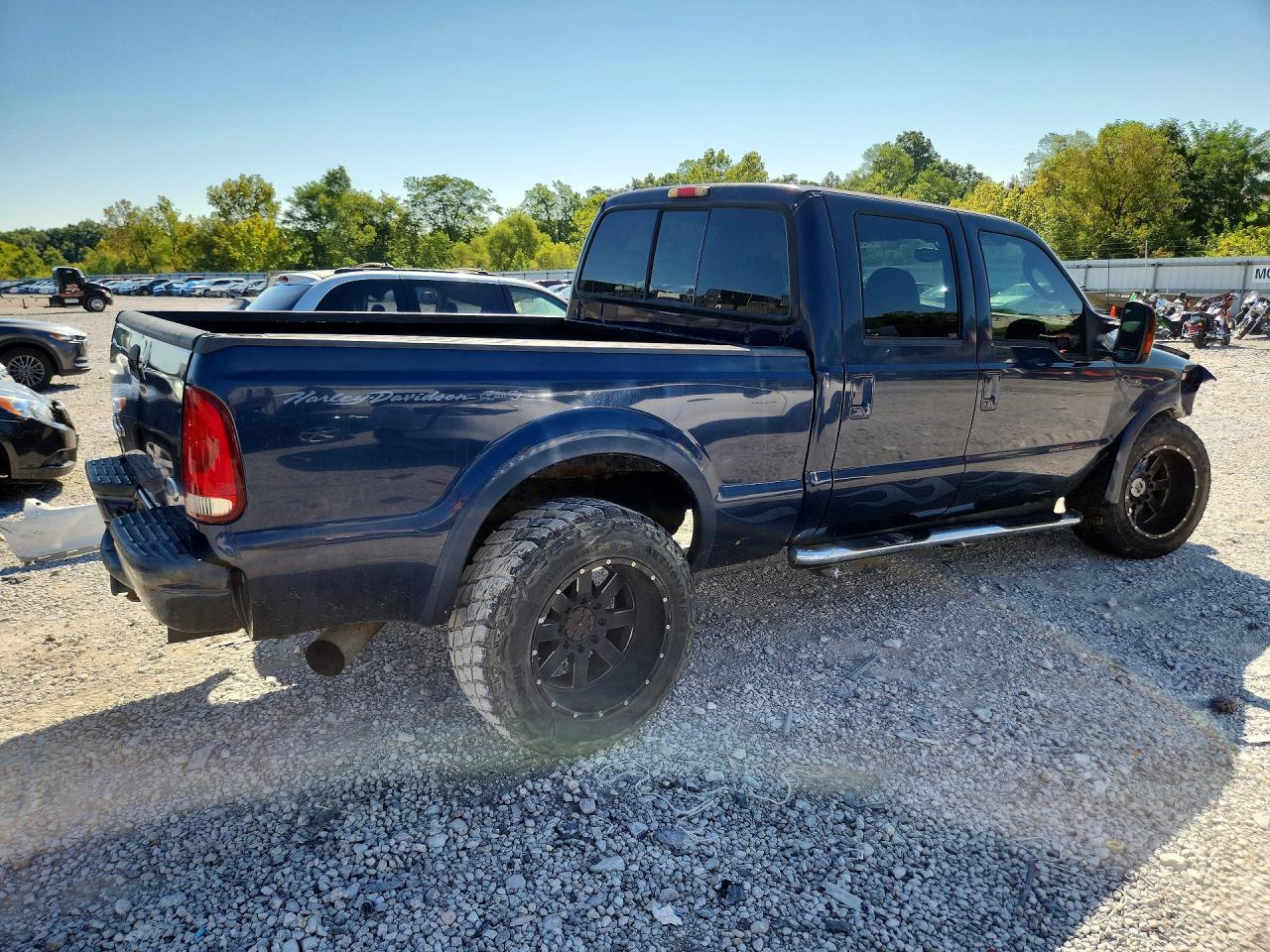 2005 Ford F250 Blue vin: 1FTSW21P85EC90920