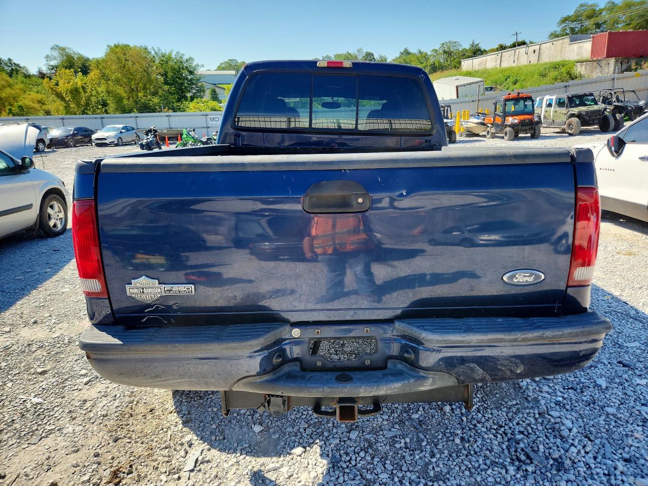 2005 Ford F250 Blue vin: 1FTSW21P85EC90920