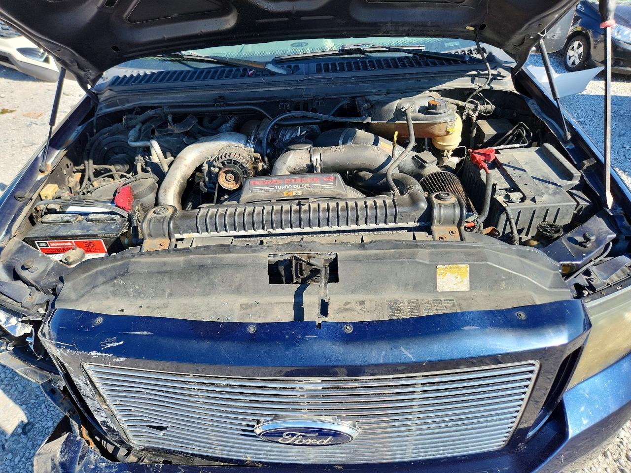 2005 Ford F250 Blue vin: 1FTSW21P85EC90920