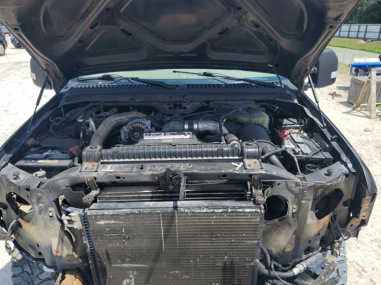 2005 Ford F250 Super Duty Black vin: 1FTSW21P85EC92988