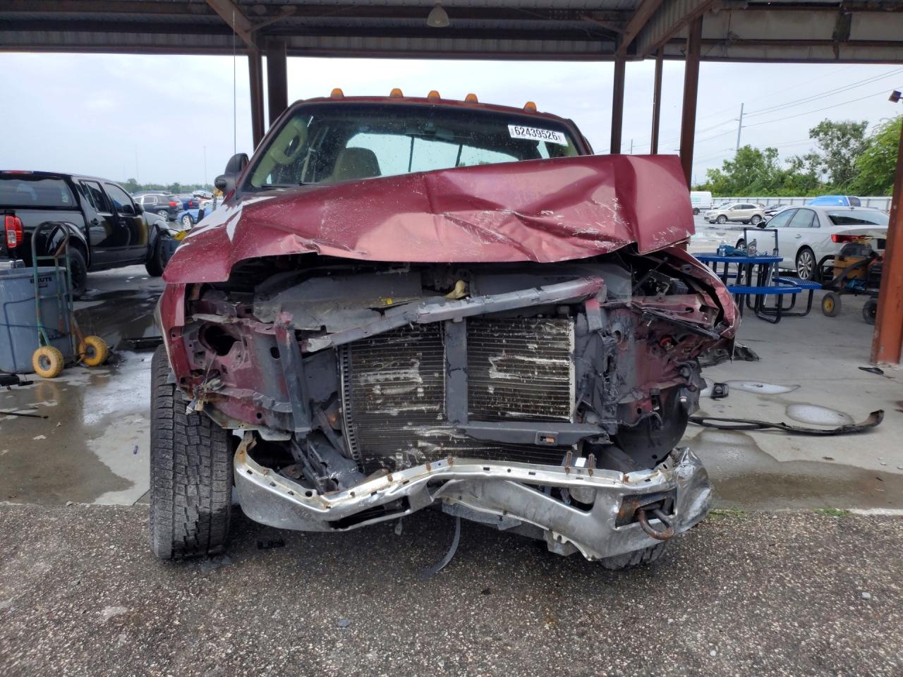 2006 Ford F250 Super Duty Burgundy vin: 1FTSW21P86EA89326