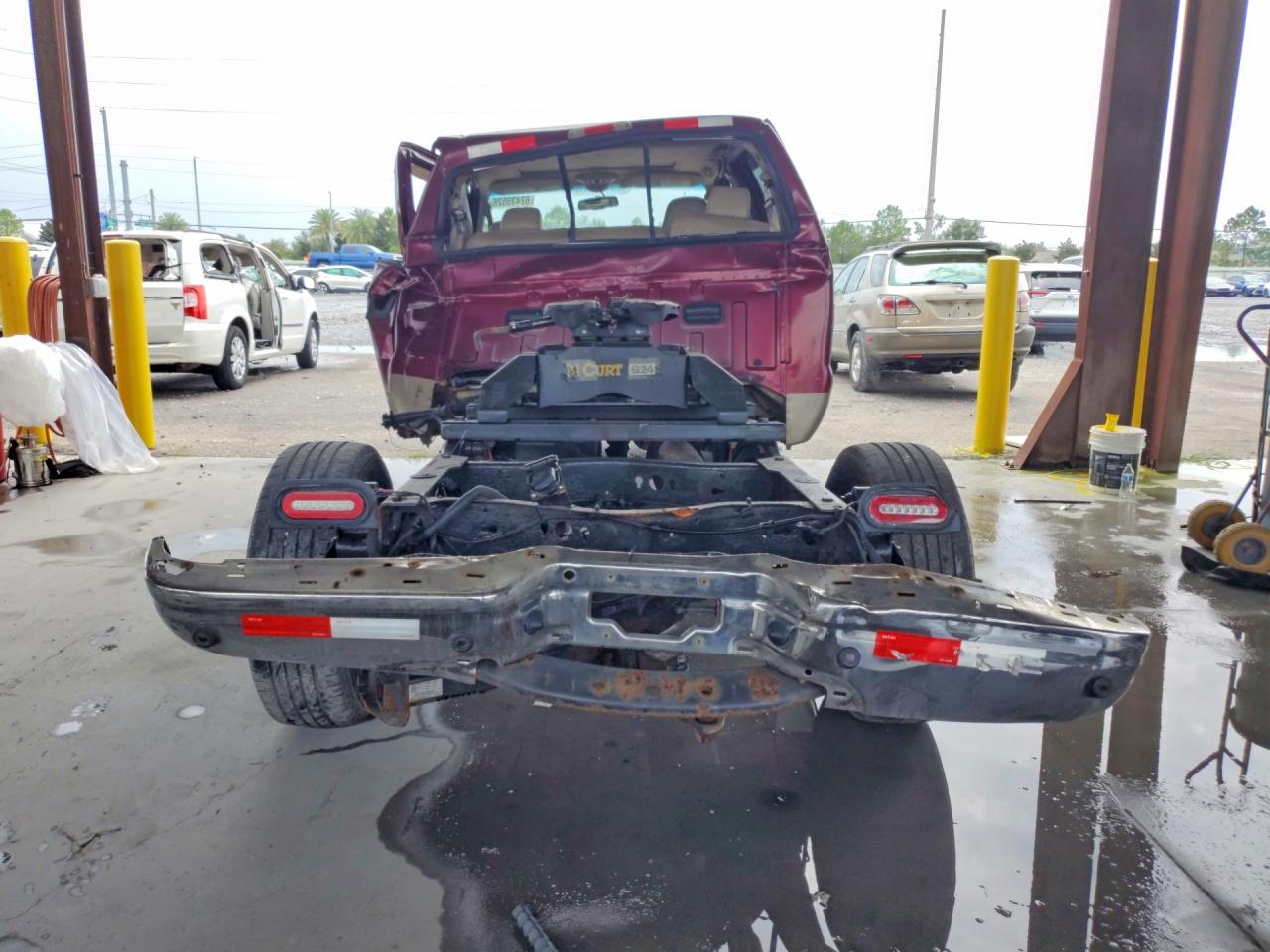 2006 Ford F250 Super Duty Burgundy vin: 1FTSW21P86EA89326