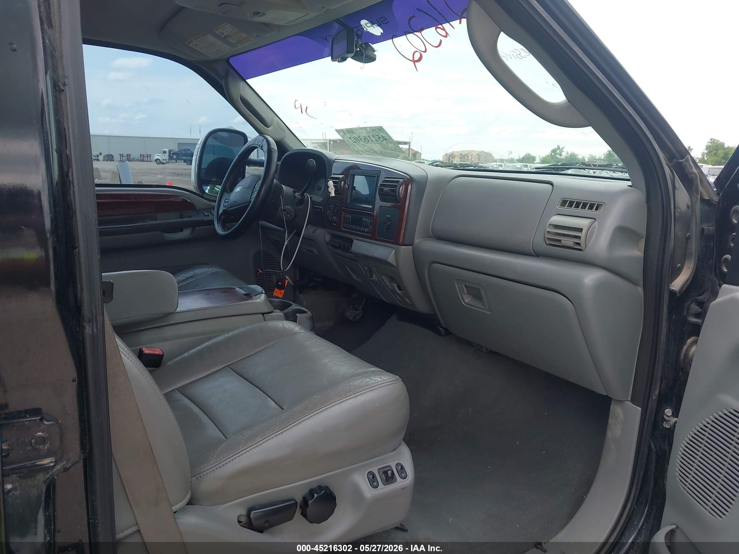 2006 Ford F-250 Lariat/xl/xlt Black vin: 1FTSW21P86EA96311