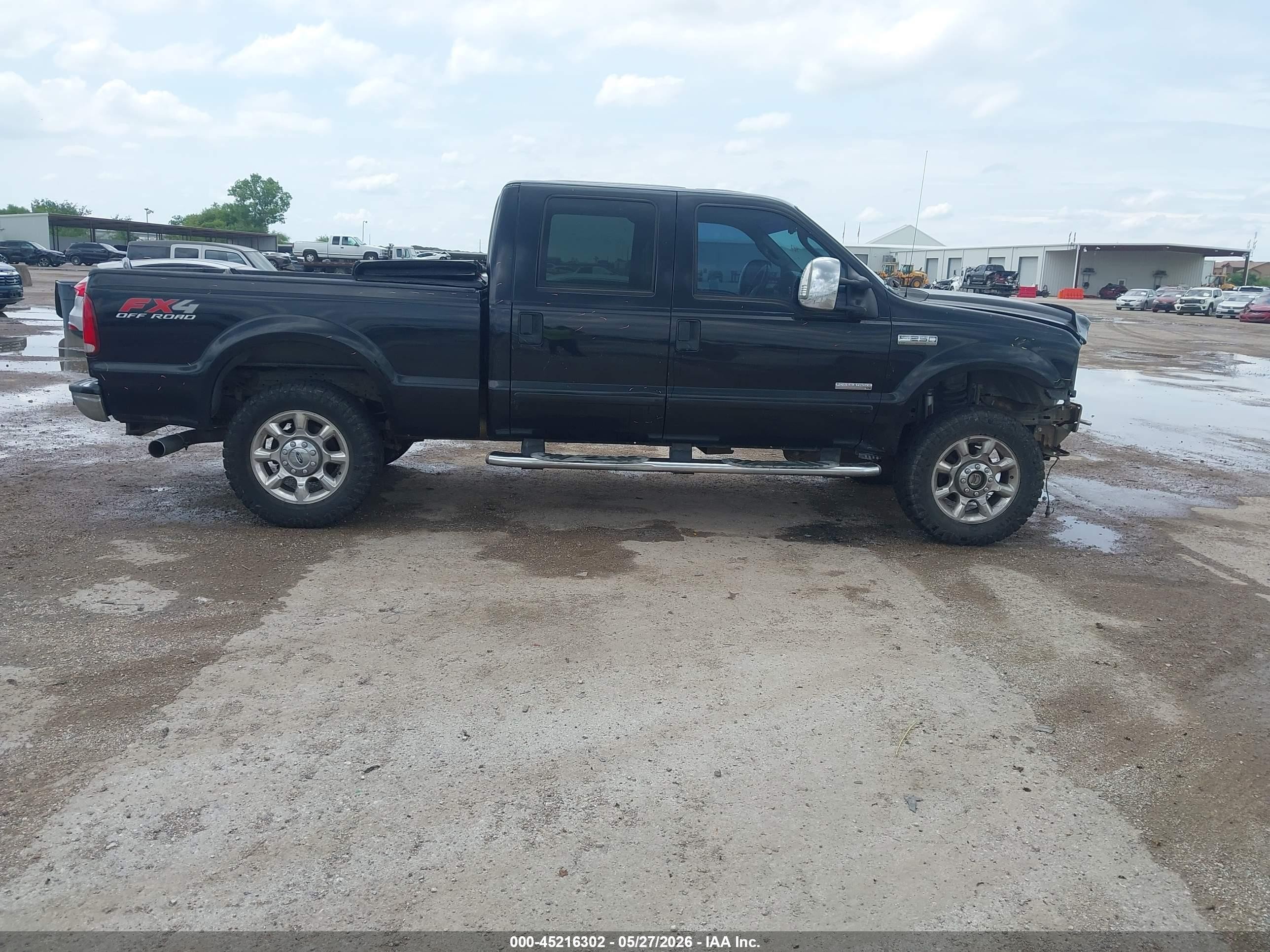 2006 Ford F-250 Lariat/xl/xlt Black vin: 1FTSW21P86EA96311
