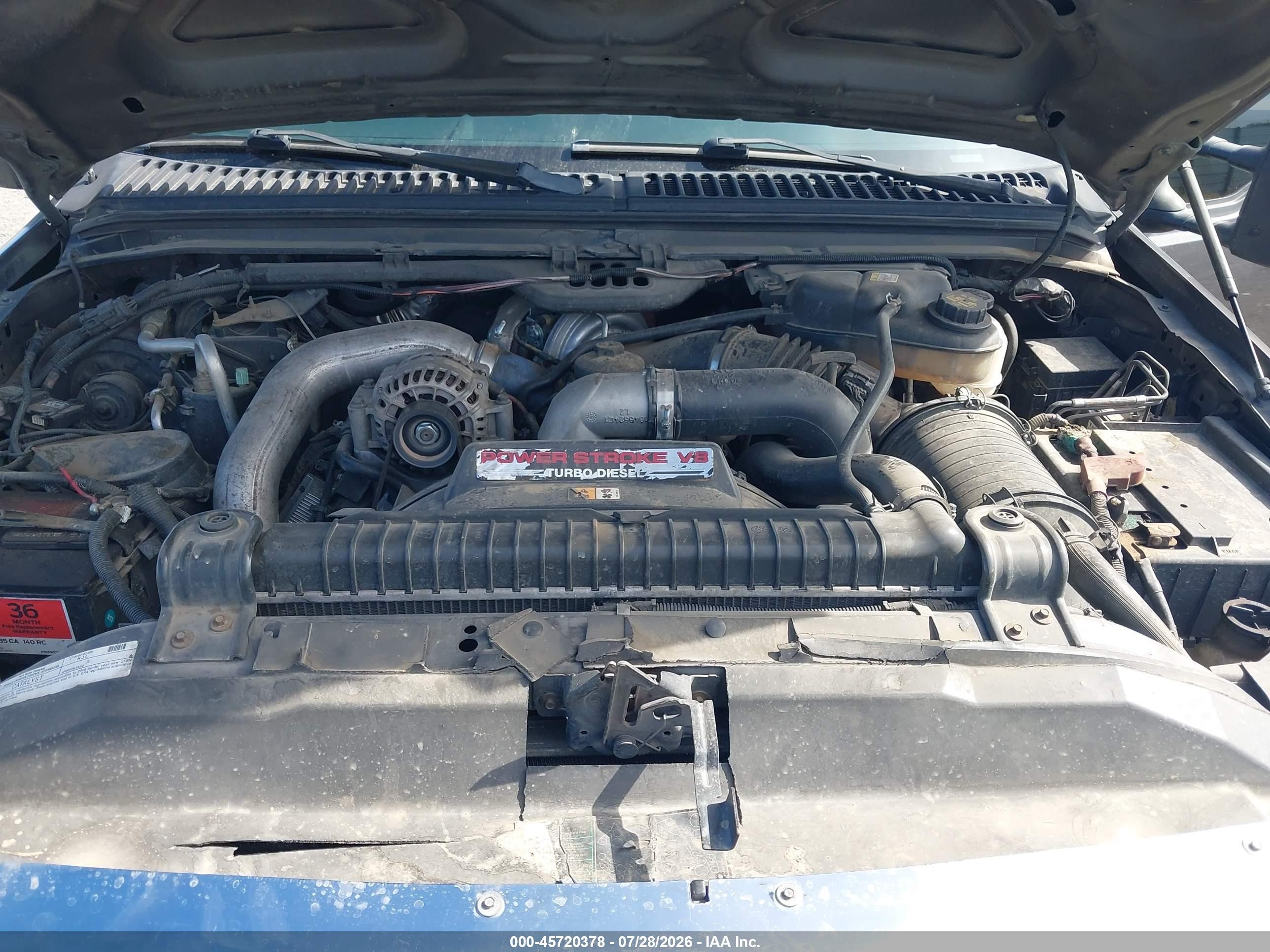 2006 Ford F-250 Lariat/xl/xlt Gray vin: 1FTSW21P86EB19988