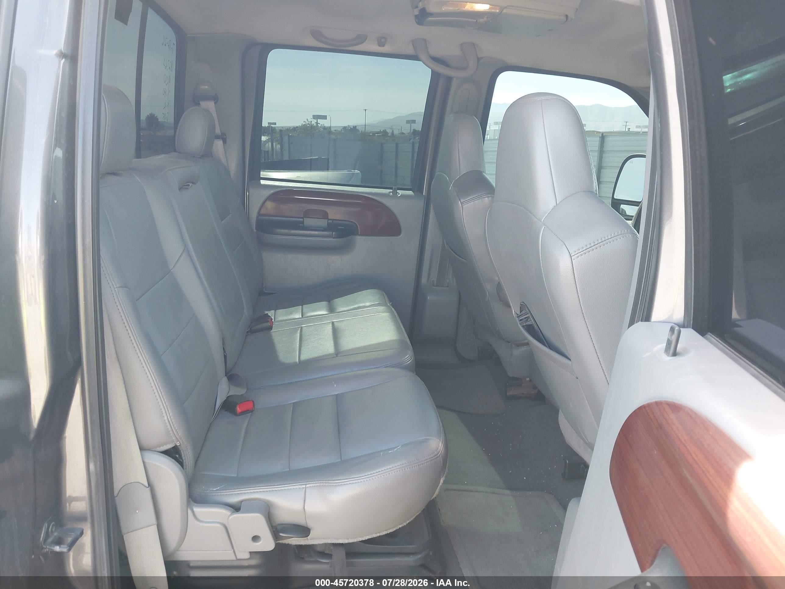2006 Ford F-250 Lariat/xl/xlt Gray vin: 1FTSW21P86EB19988