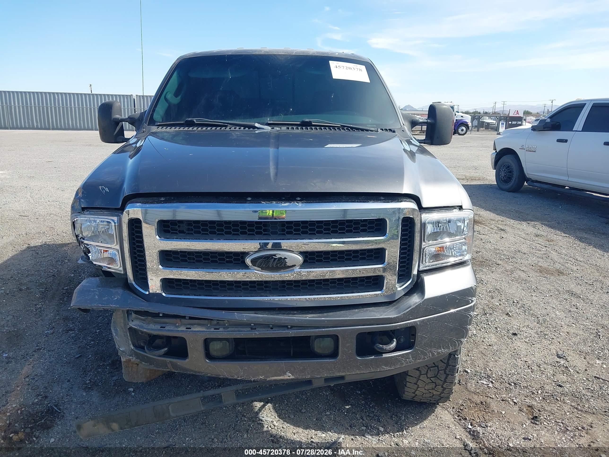 2006 Ford F-250 Lariat/xl/xlt Gray vin: 1FTSW21P86EB19988