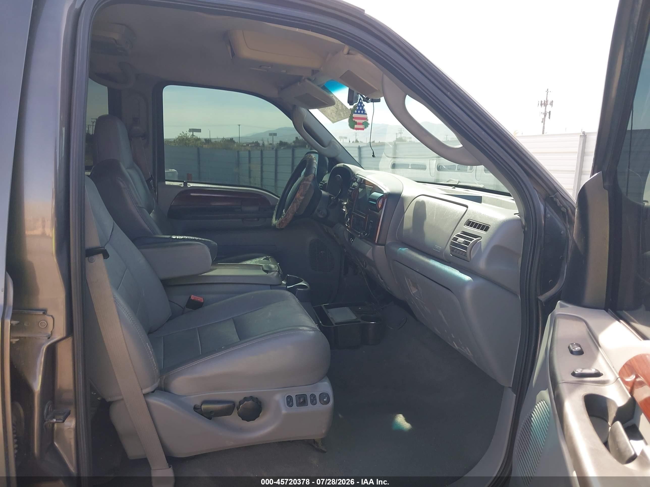 2006 Ford F-250 Lariat/xl/xlt Gray vin: 1FTSW21P86EB19988