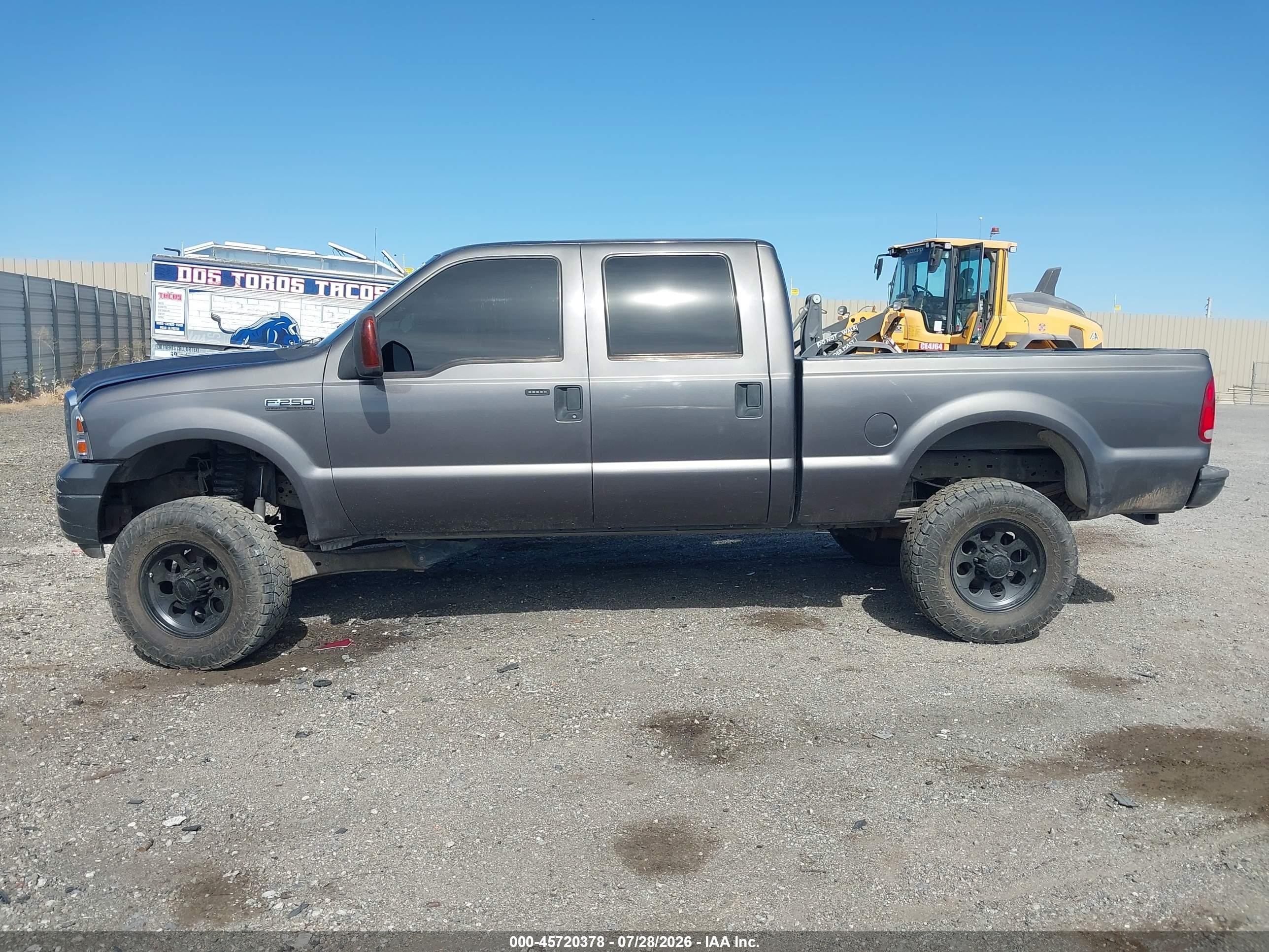 2006 Ford F-250 Lariat/xl/xlt Gray vin: 1FTSW21P86EB19988