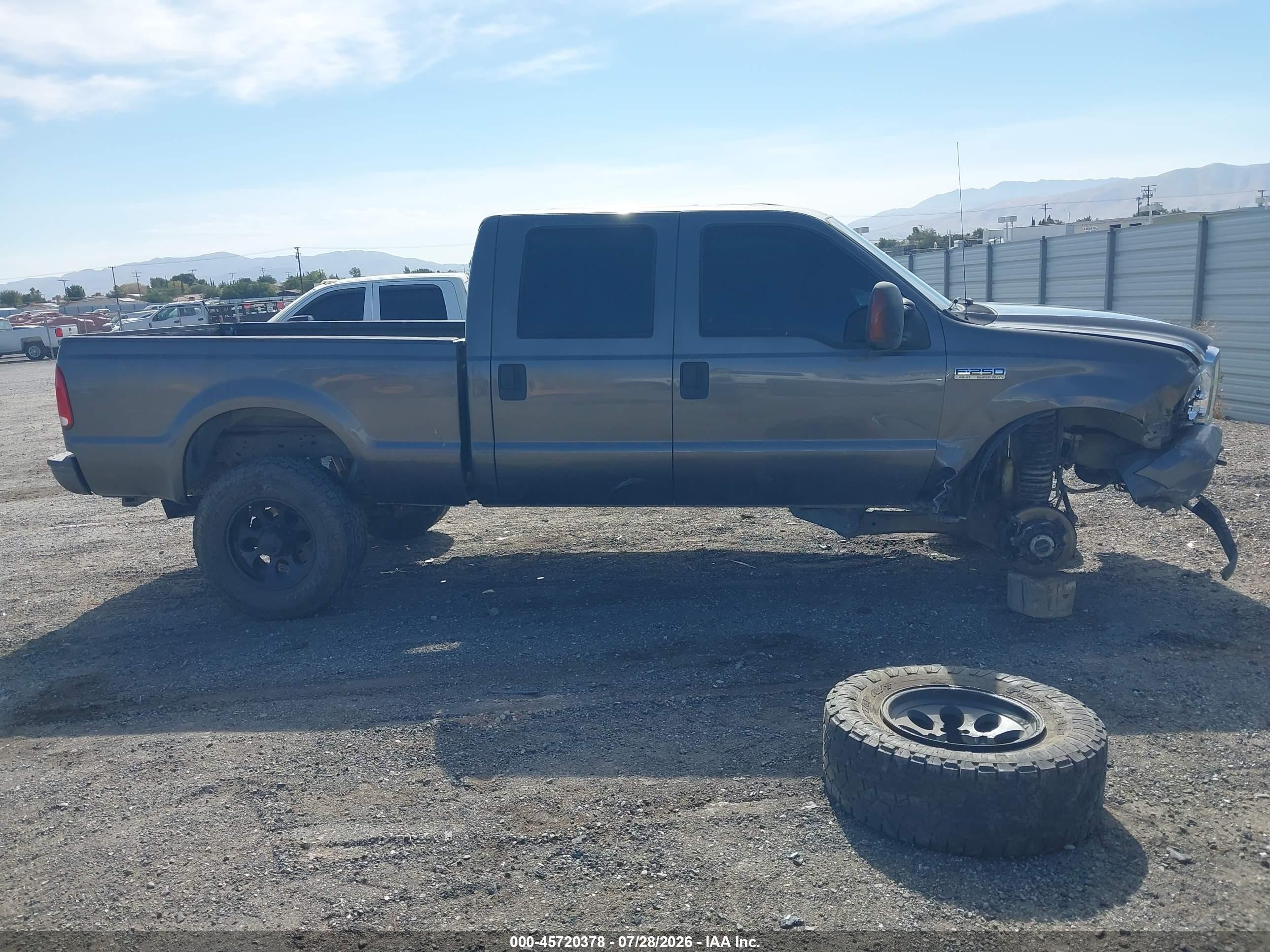 2006 Ford F-250 Lariat/xl/xlt Gray vin: 1FTSW21P86EB19988
