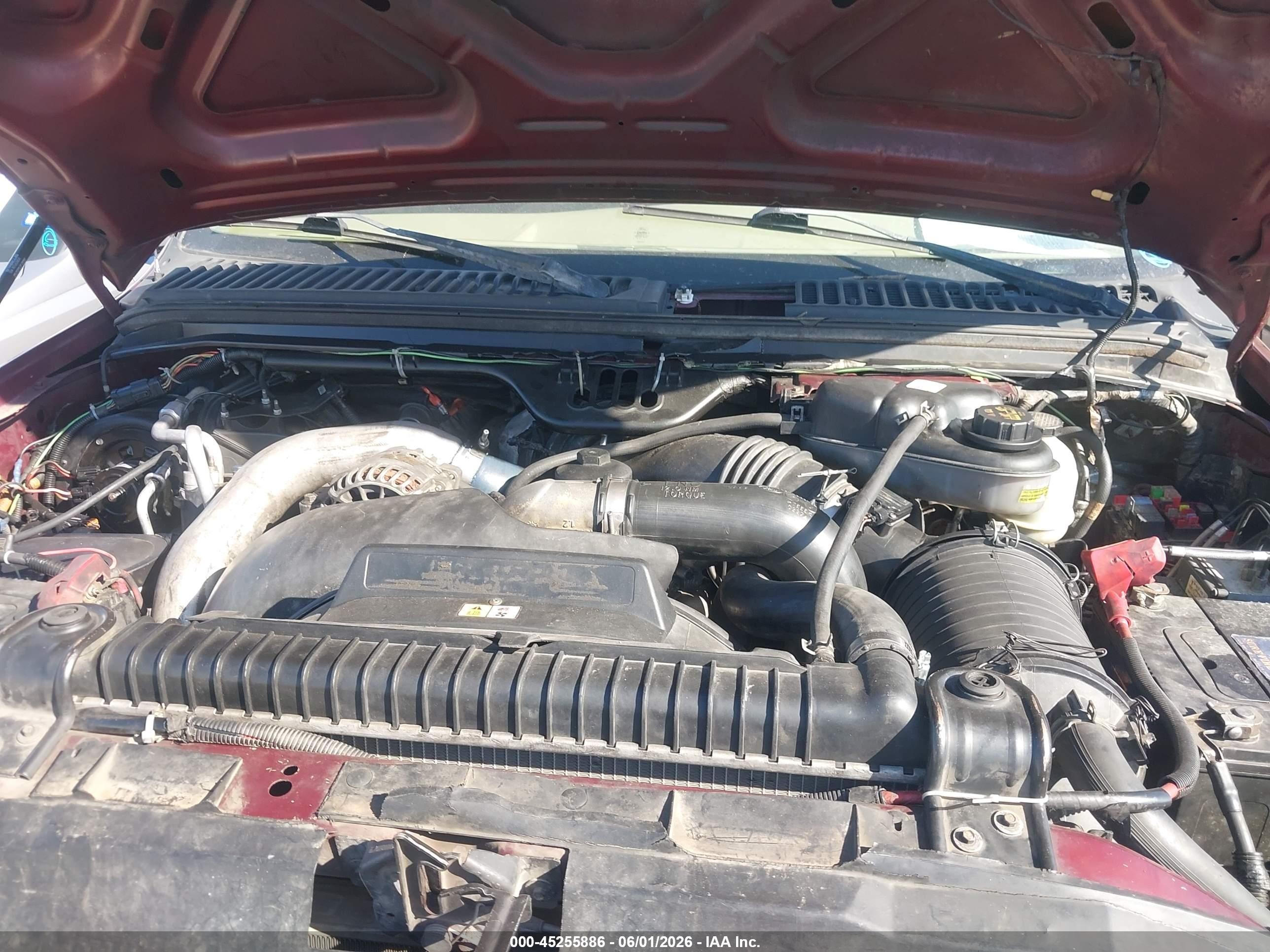 2006 Ford F-250 Lariat/xl/xlt Burgundy vin: 1FTSW21P86EC77635