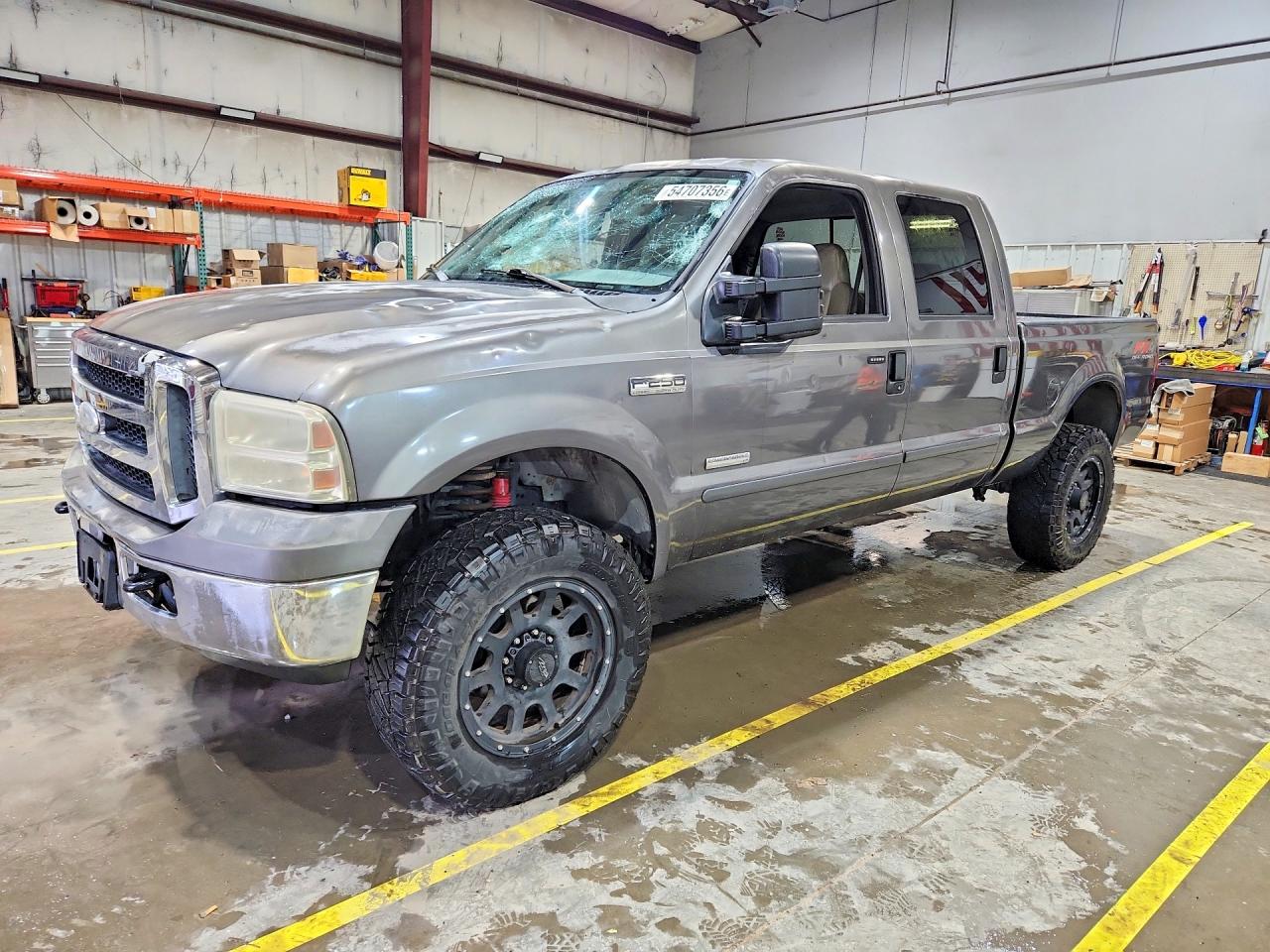 2006 Ford F250 Super Duty Silver vin: 1FTSW21P86ED59218