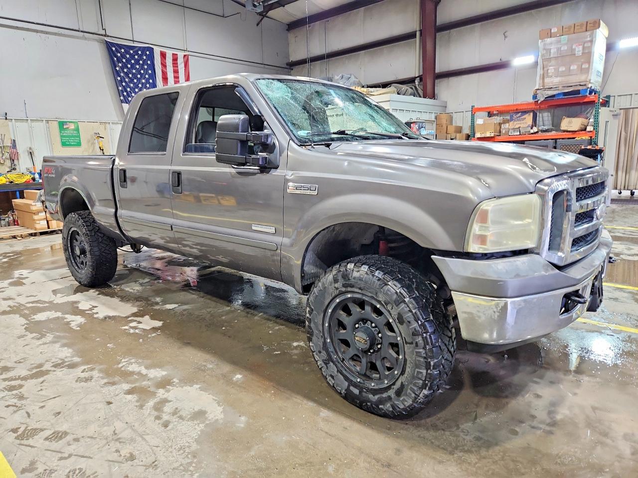 2006 Ford F250 Super Duty Silver vin: 1FTSW21P86ED59218