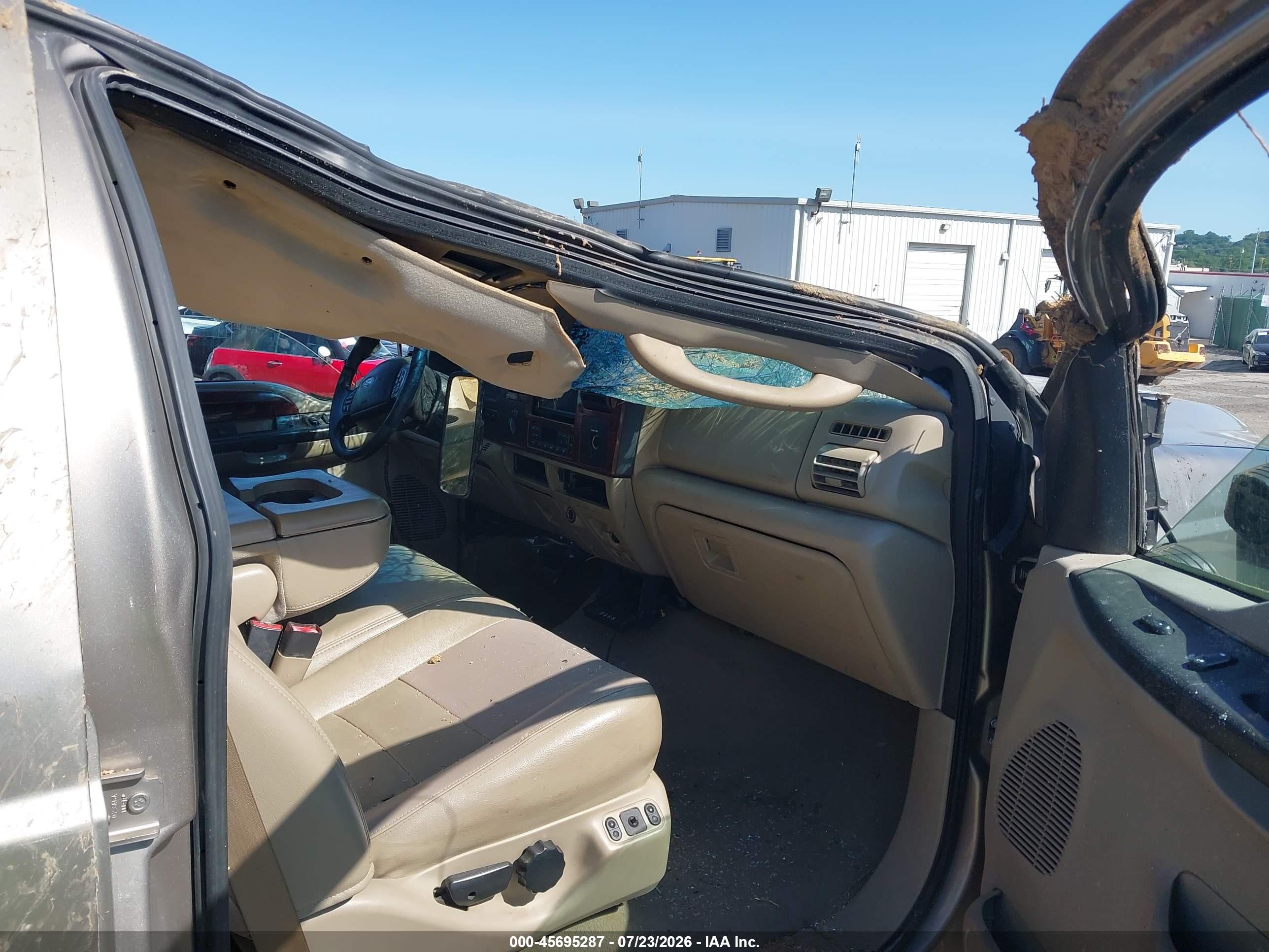 2006 Ford F-250 Lariat/xl/xlt Beige vin: 1FTSW21P86ED73314
