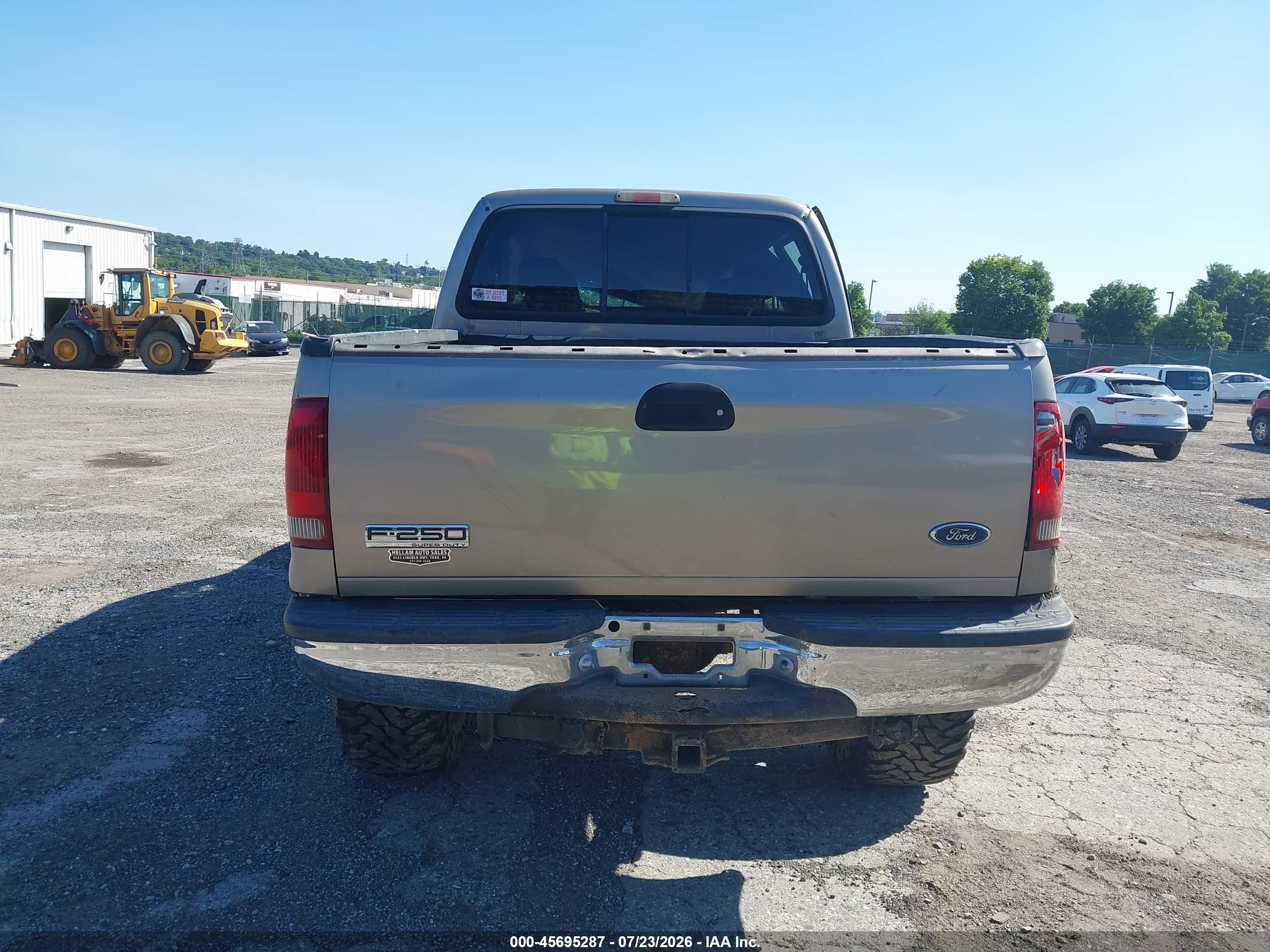 2006 Ford F-250 Lariat/xl/xlt Beige vin: 1FTSW21P86ED73314
