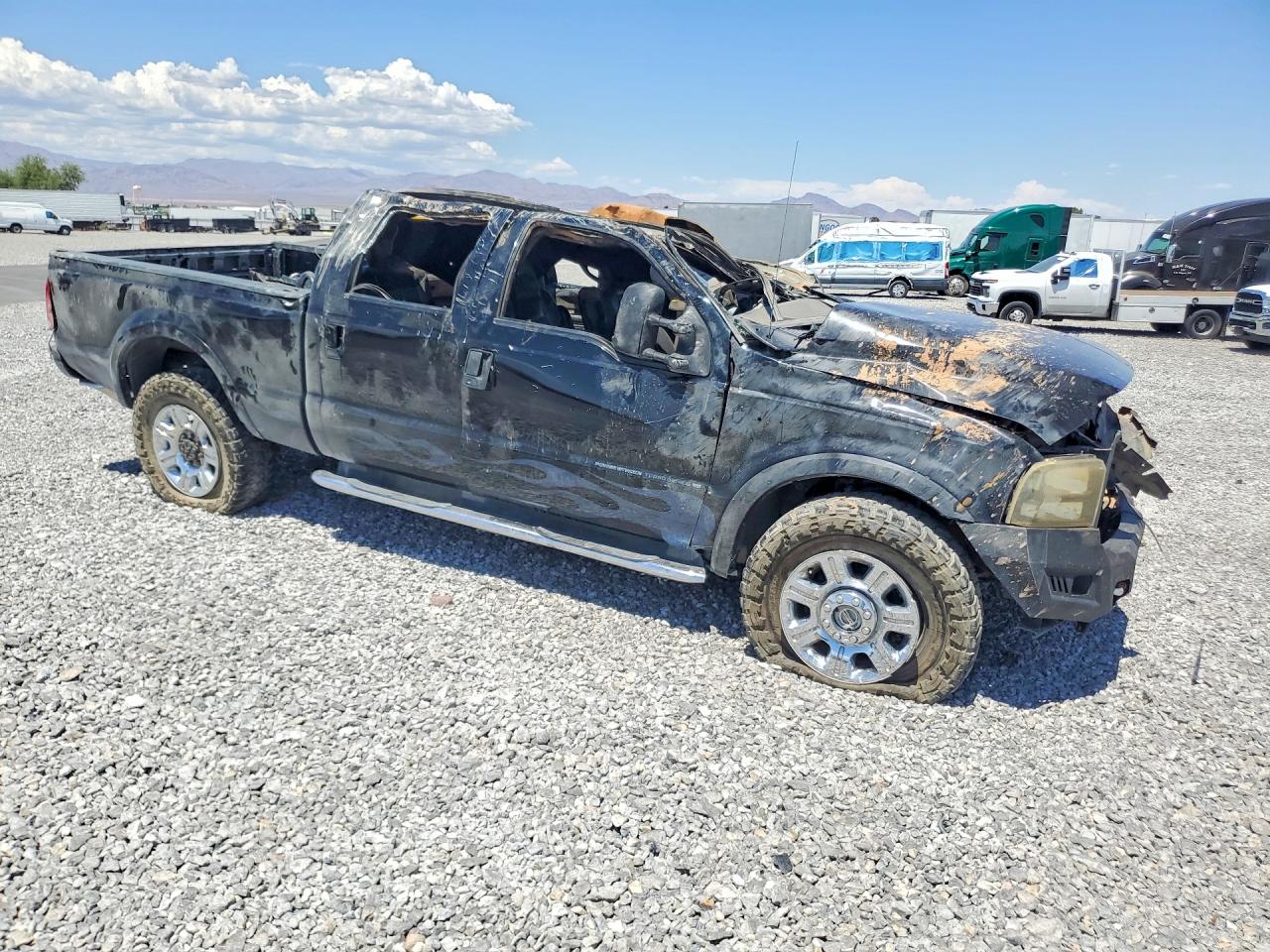 2007 Ford F250 Super Duty Black vin: 1FTSW21P87EA09010