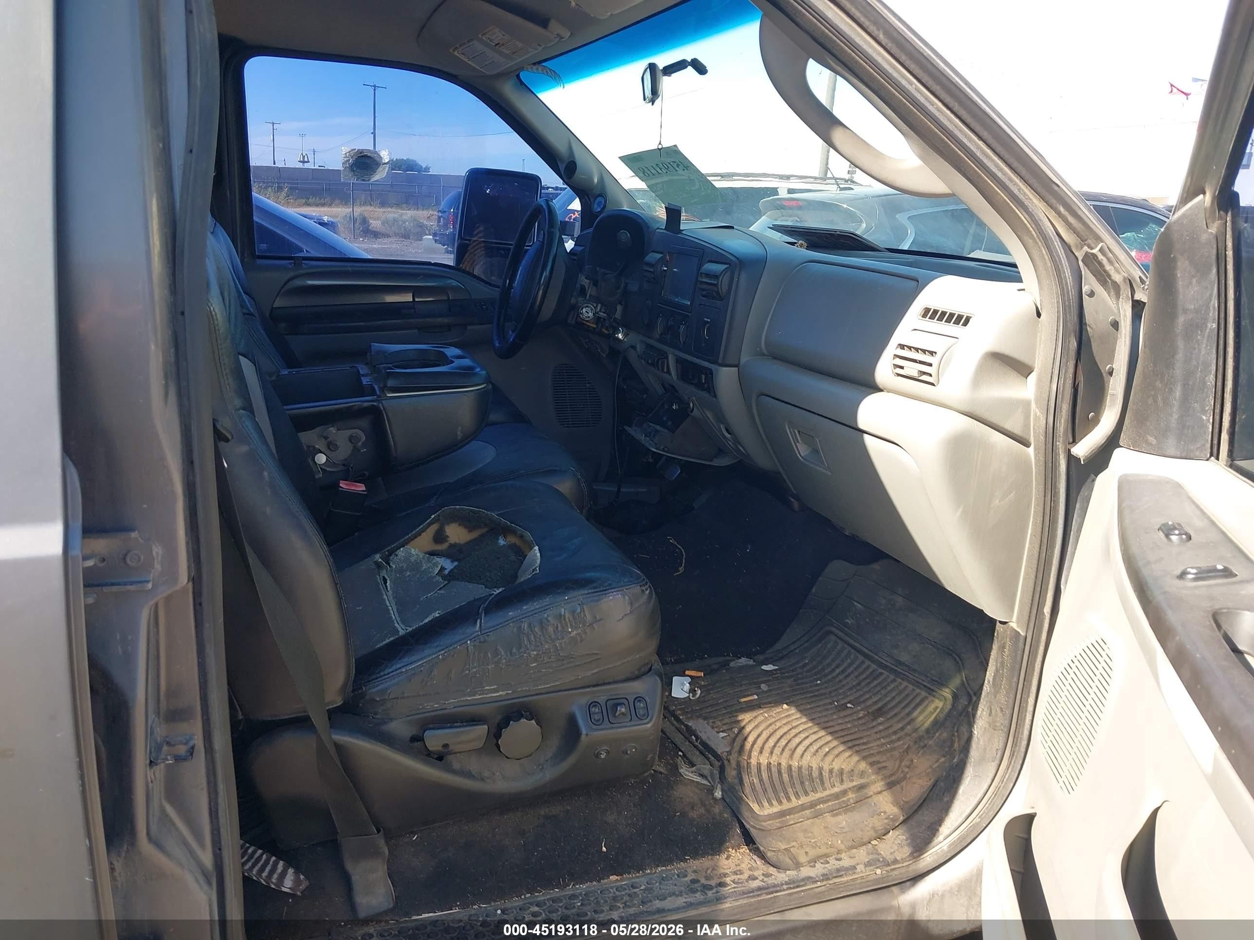 2005 Ford F-250 Lariat/xl/xlt Gray vin: 1FTSW21P95EA87924