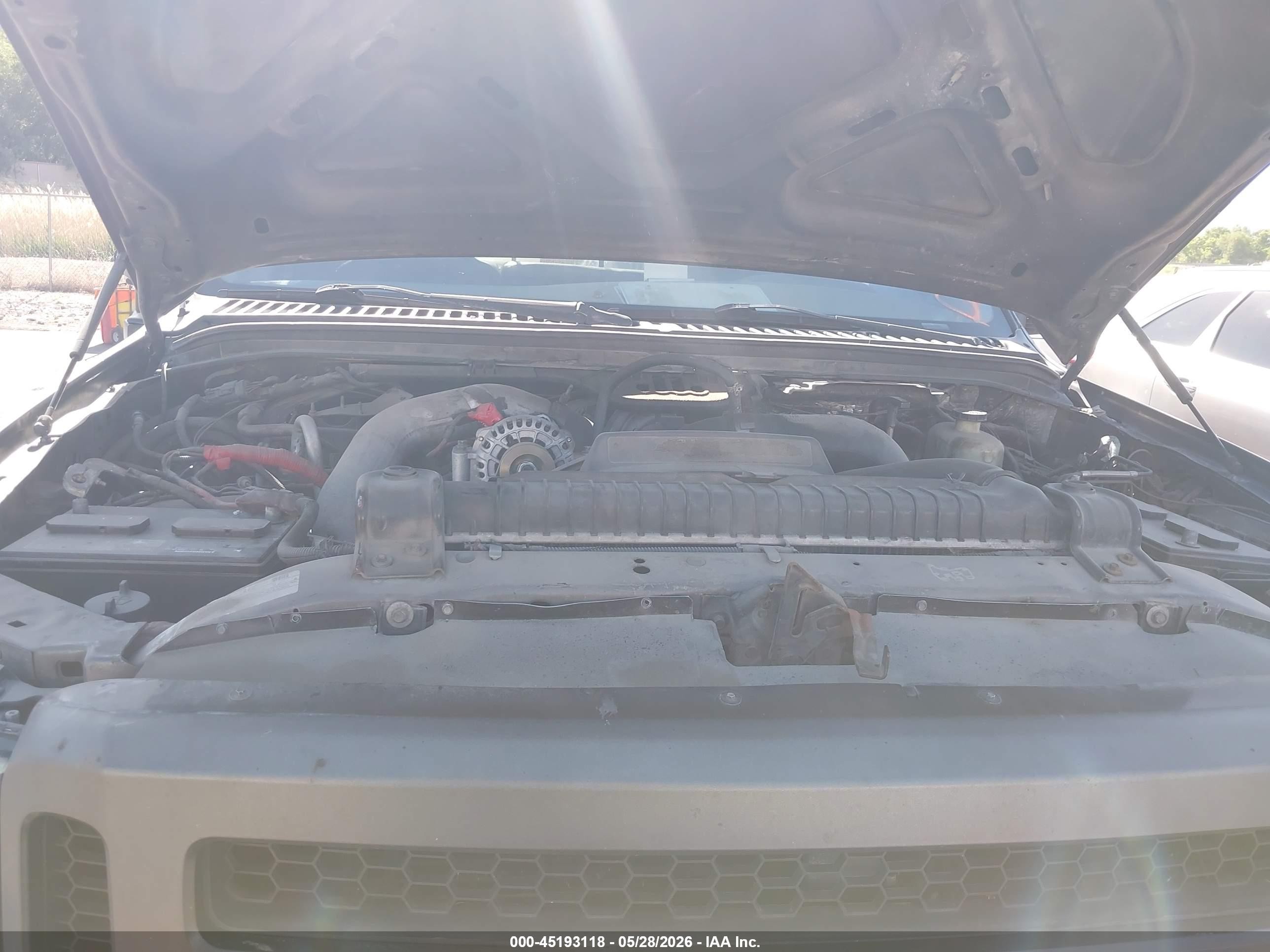 2005 Ford F-250 Lariat/xl/xlt Gray vin: 1FTSW21P95EA87924