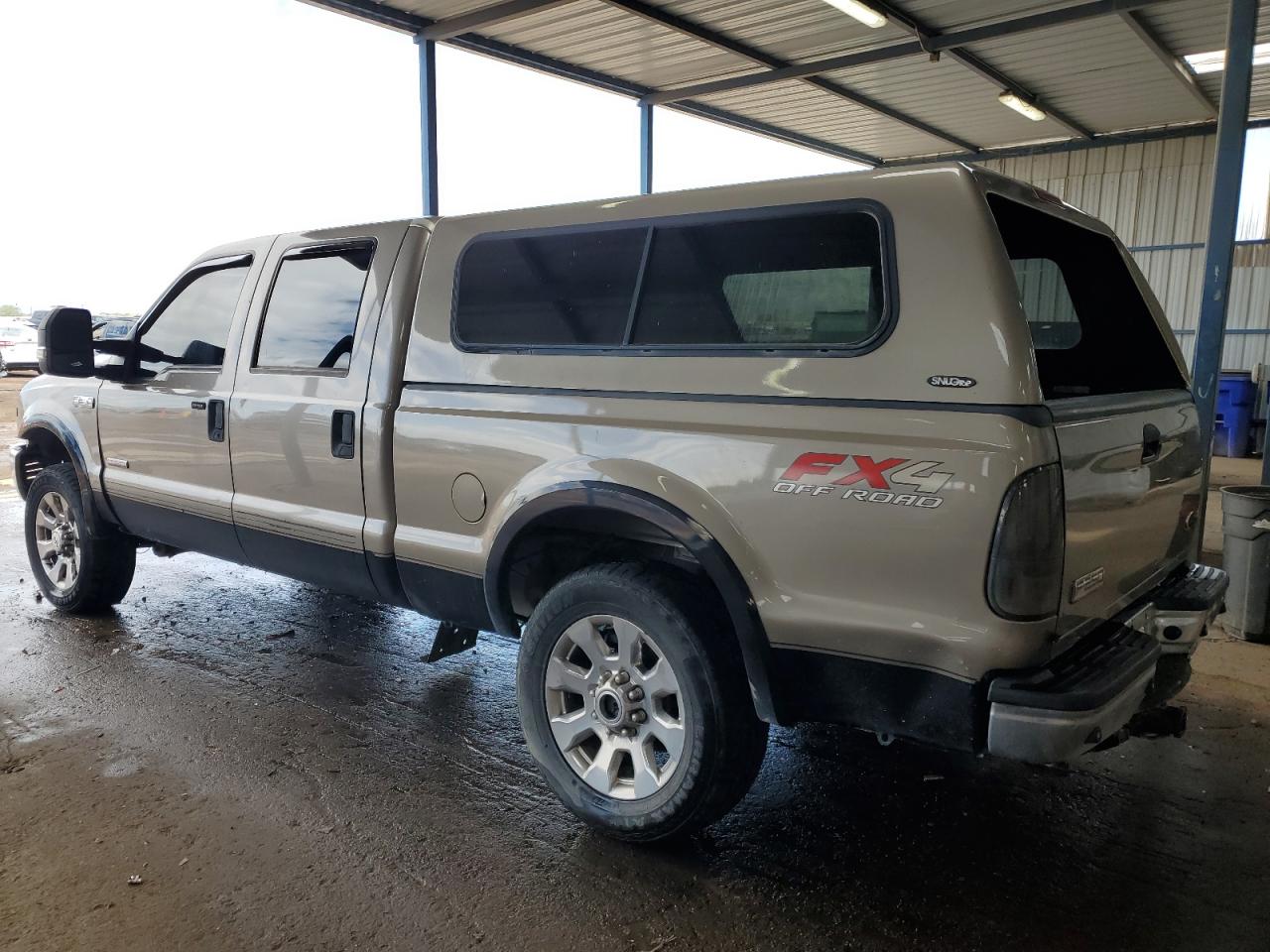 2005 Ford F250 Super Duty Beige vin: 1FTSW21P95EB20761