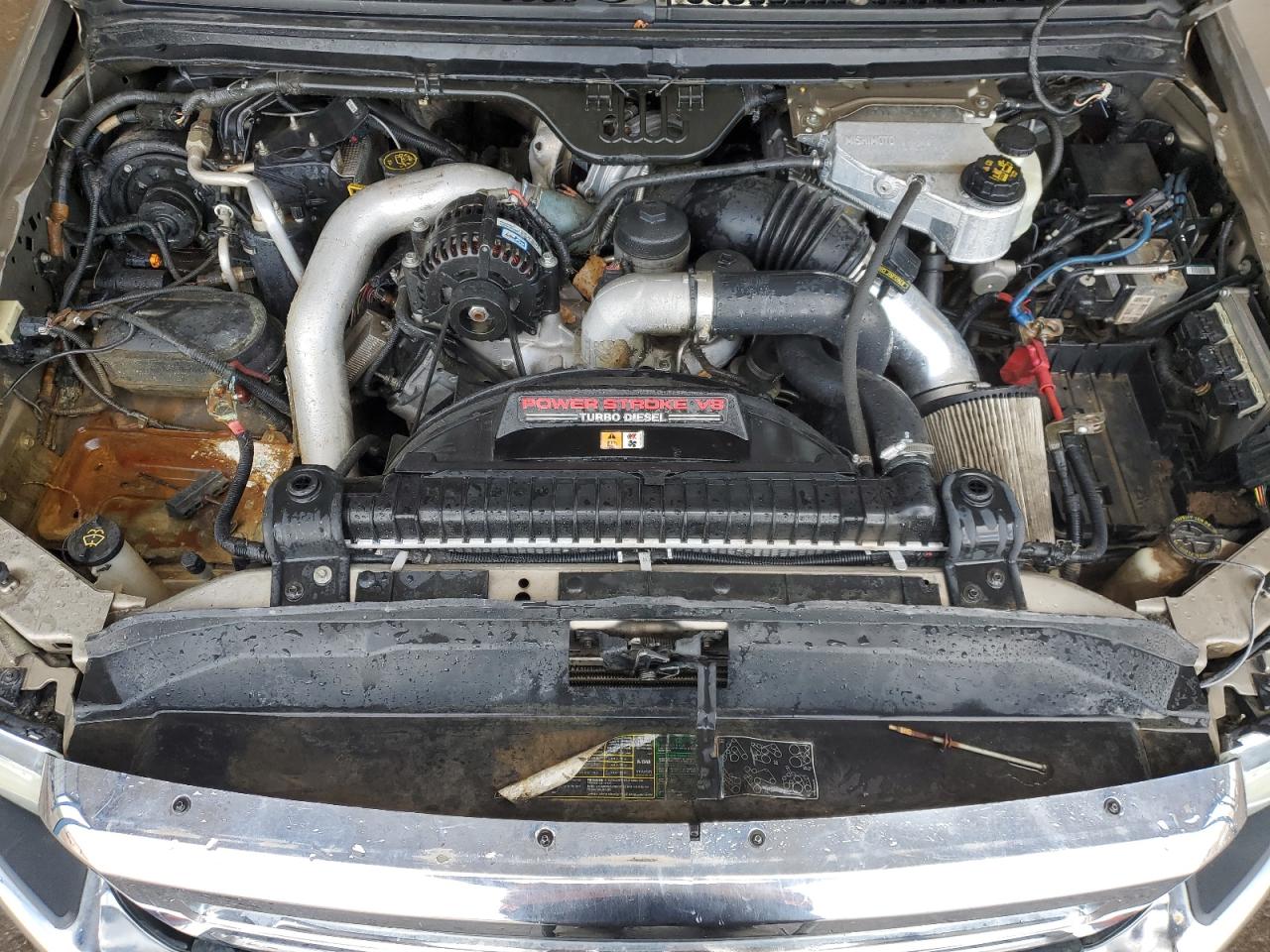 2005 Ford F250 Super Duty Beige vin: 1FTSW21P95EB20761