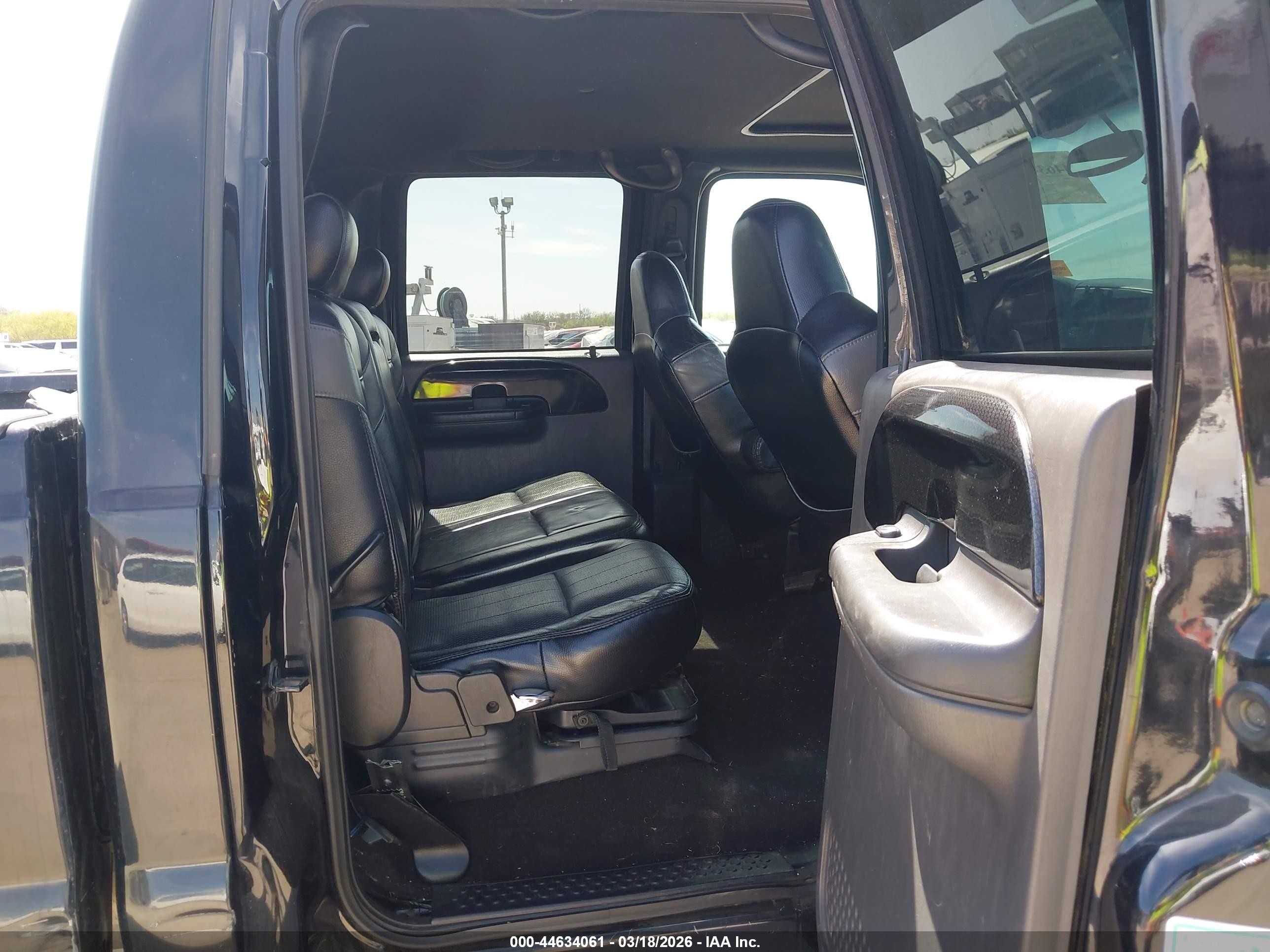 2005 Ford F-250 Lariat/xl/xlt Black vin: 1FTSW21P95EB60886