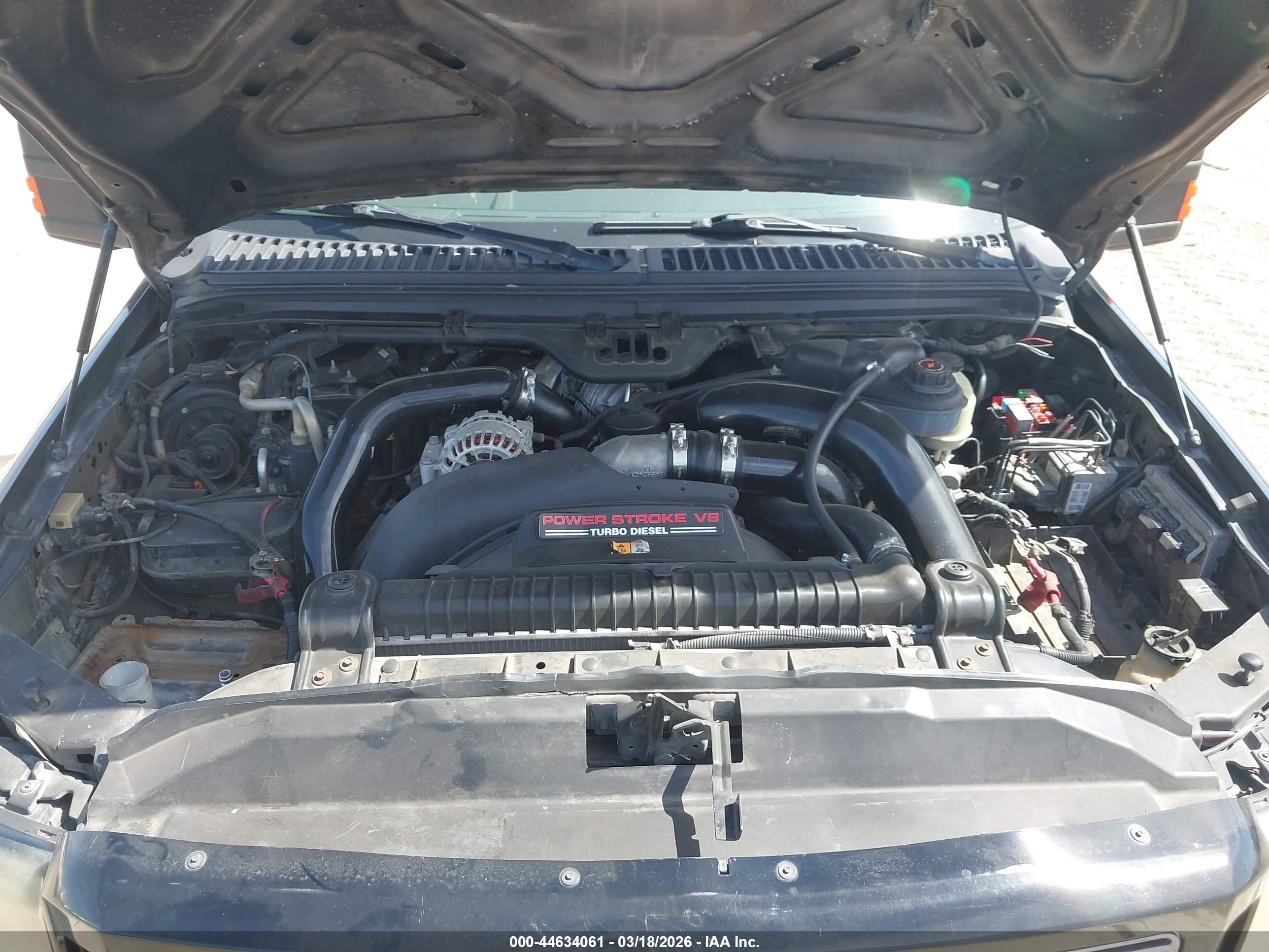 2005 Ford F-250 Lariat/xl/xlt Black vin: 1FTSW21P95EB60886