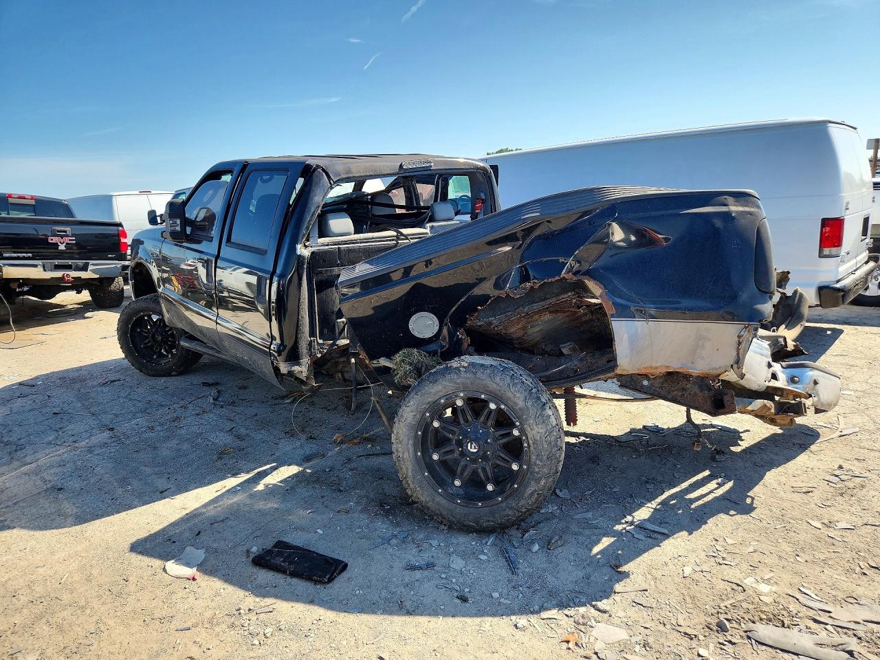 2005 Ford F250 Super Duty Черный vin: 1FTSW21P95EC24179