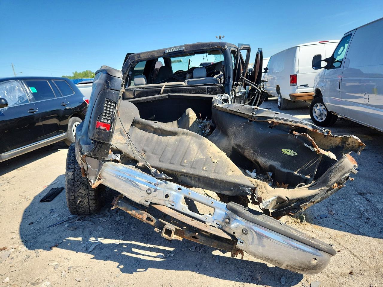 2005 Ford F250 Super Duty Черный vin: 1FTSW21P95EC24179