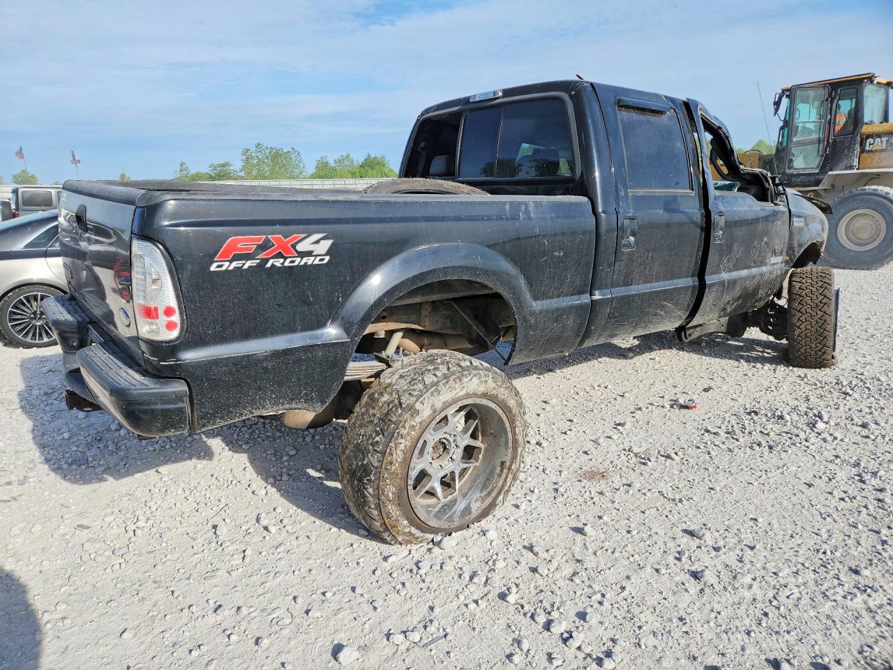 2005 Ford F250 Super Duty Black vin: 1FTSW21P95ED32849
