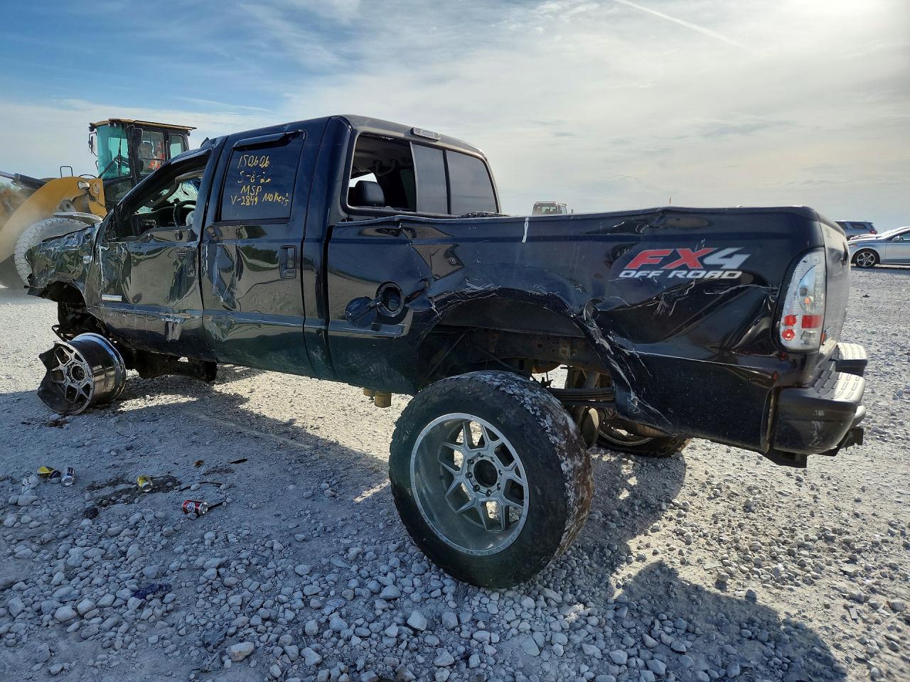 2005 Ford F250 Super Duty Black vin: 1FTSW21P95ED32849
