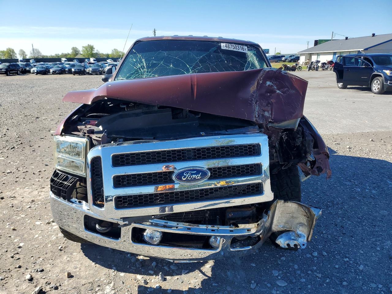 2006 Ford F250 Super Duty Brown vin: 1FTSW21P96EB37108