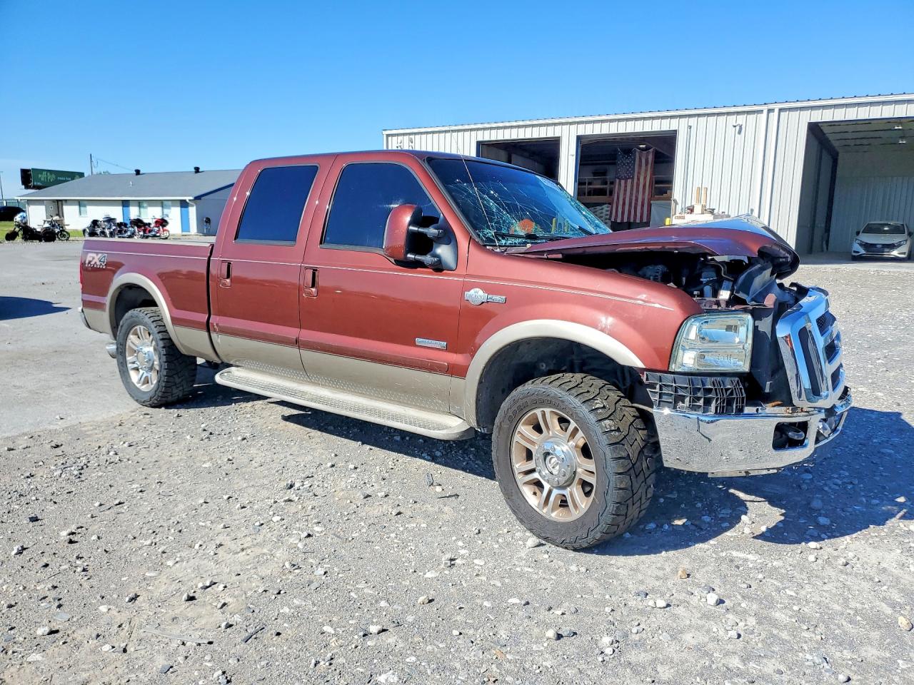 2006 Ford F250 Super Duty Brown vin: 1FTSW21P96EB37108