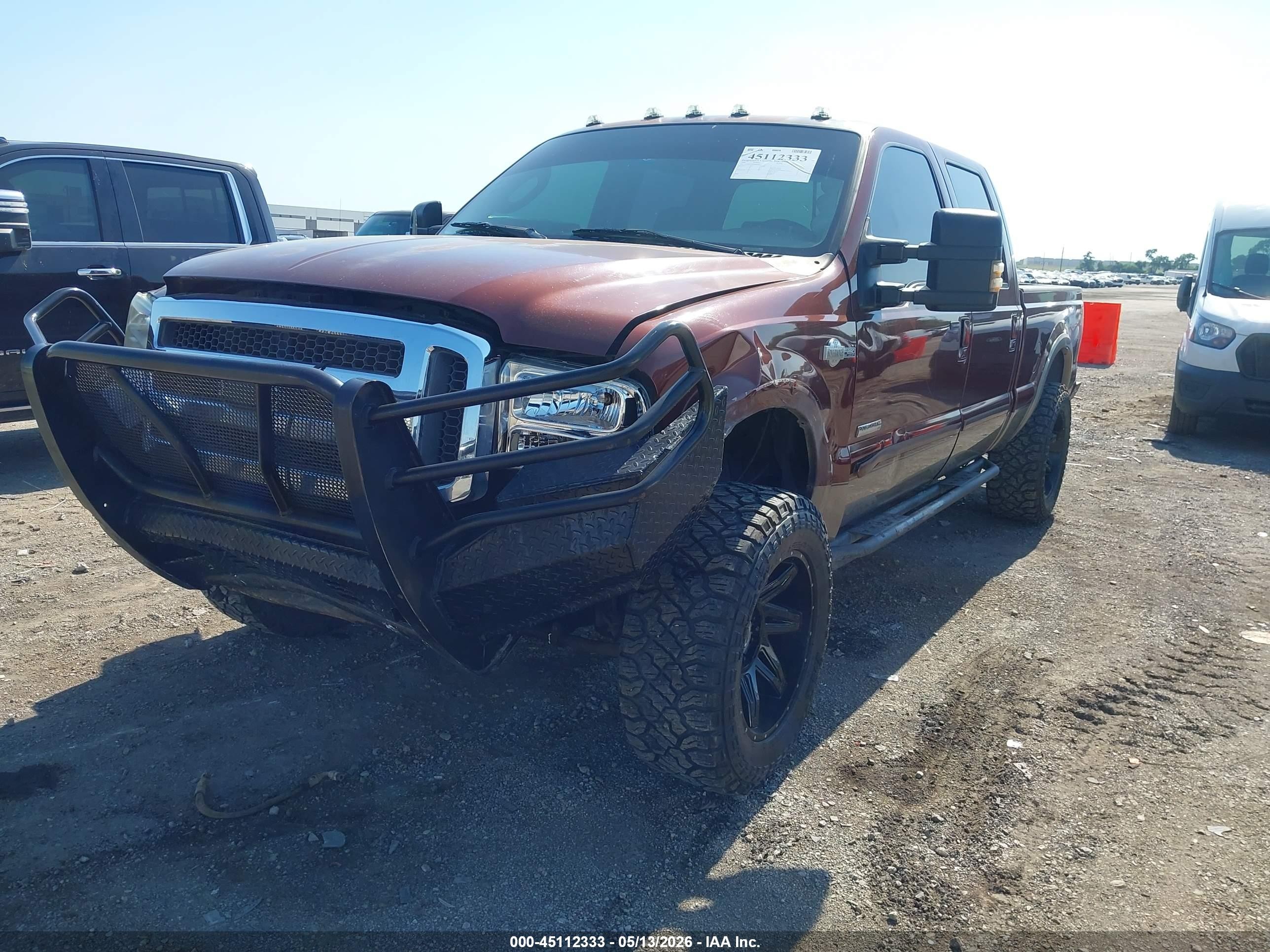2006 Ford F-250 Lariat/xl/xlt Maroon vin: 1FTSW21P96EB66995